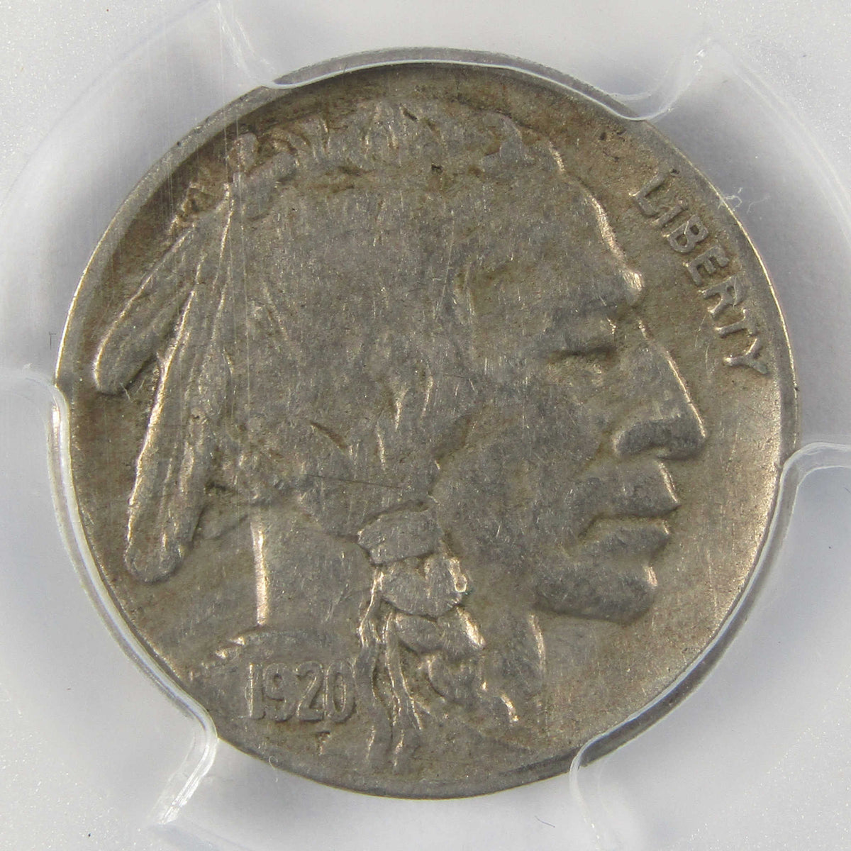 1920 S Indian Head Buffalo Nickel VF 35 PCGS 5c Coin Collectible