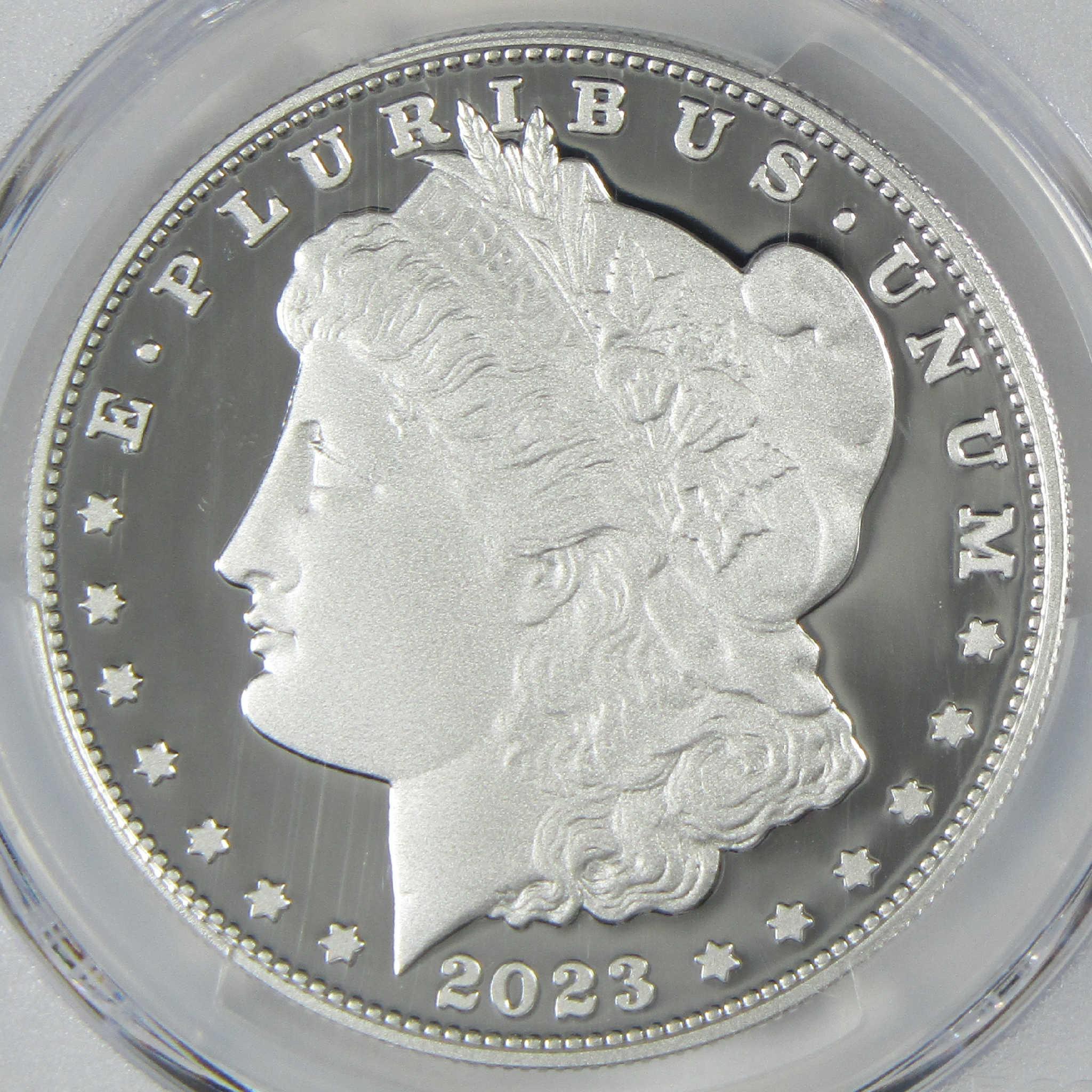 2023 S Morgan Silver Dollar PR 70 DCAM PCGS Proof $1 Coin First Day