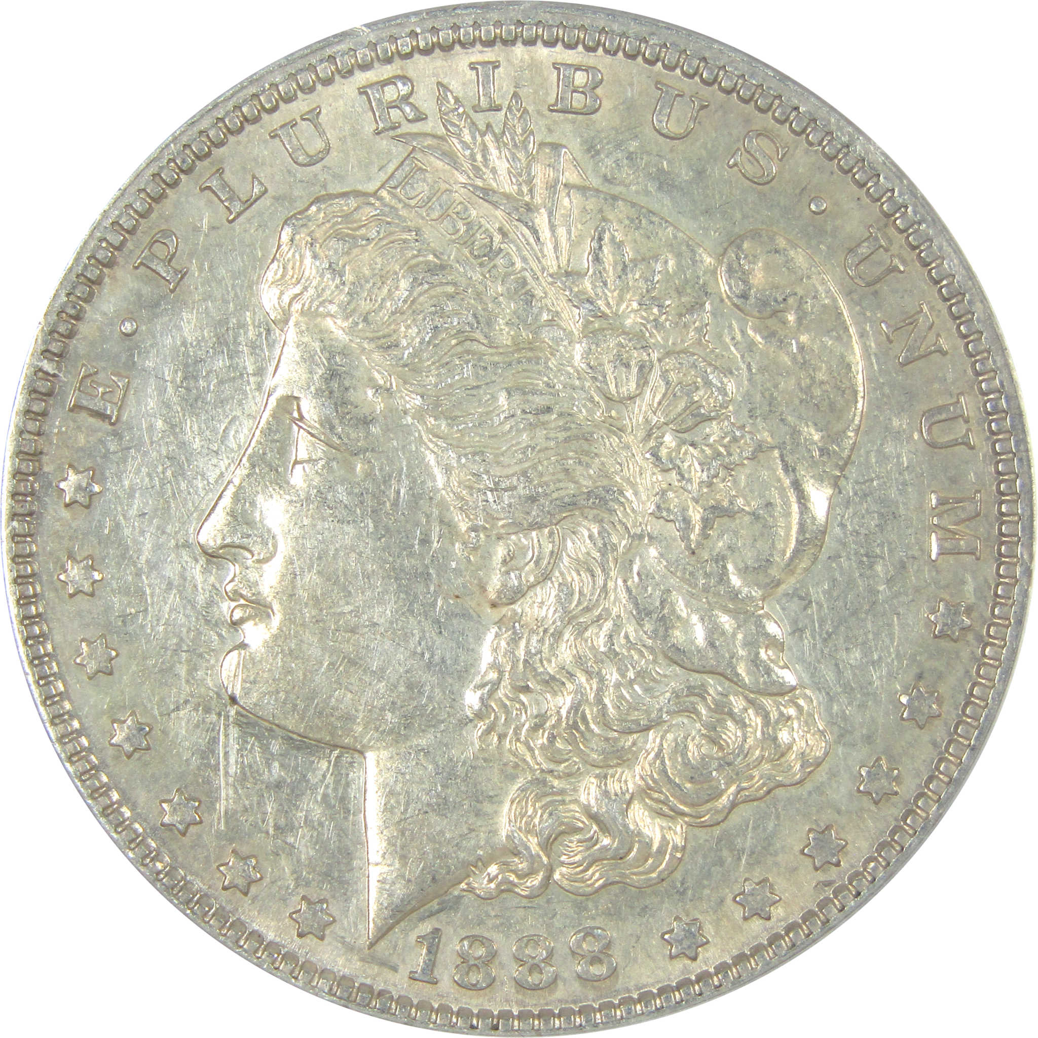 1888 S Morgan Dollar EF 45 Details ANACS Silver $1 Coin SKU:I16197 - Morgan coin - Morgan silver dollar - Morgan silver dollar for sale - Profile Coins &amp; Collectibles