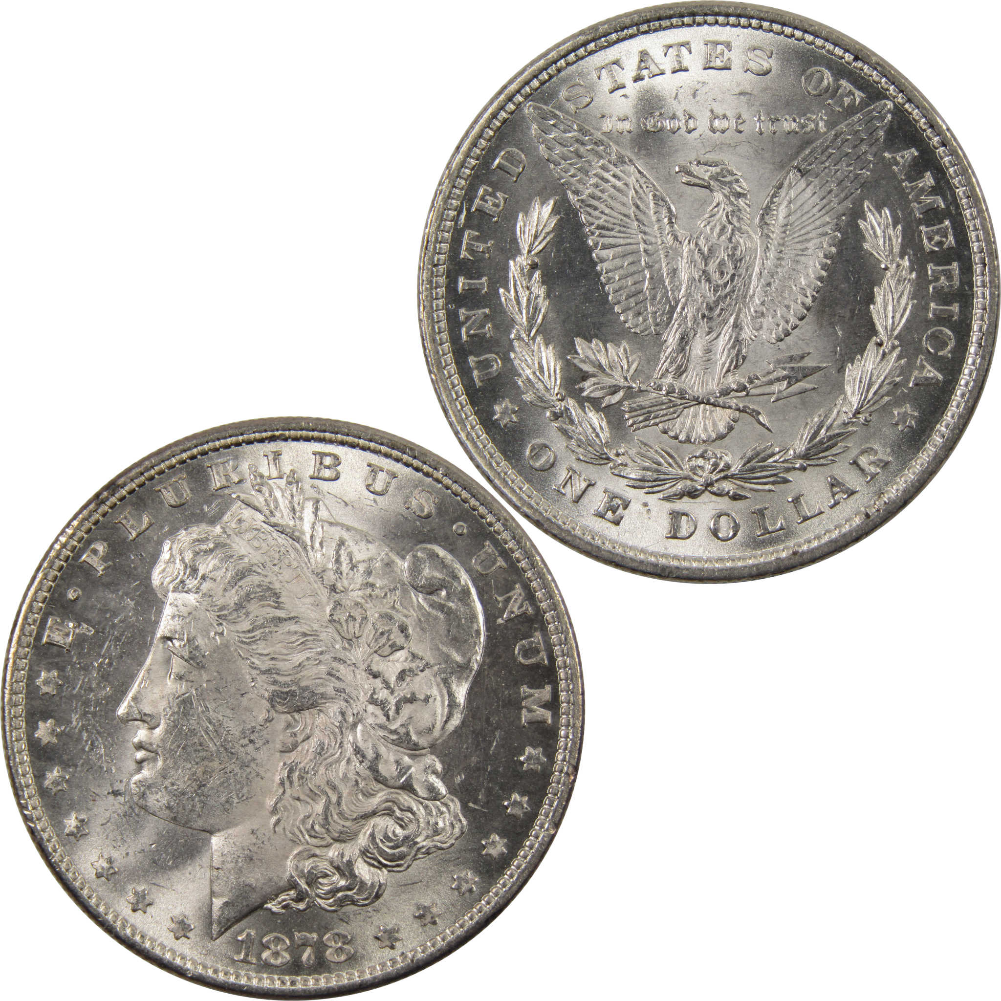 1878 8TF Morgan Dollar BU Uncirculated Silver $1 Coin SKU:I10213 - Morgan coin - Morgan silver dollar - Morgan silver dollar for sale - Profile Coins &amp; Collectibles