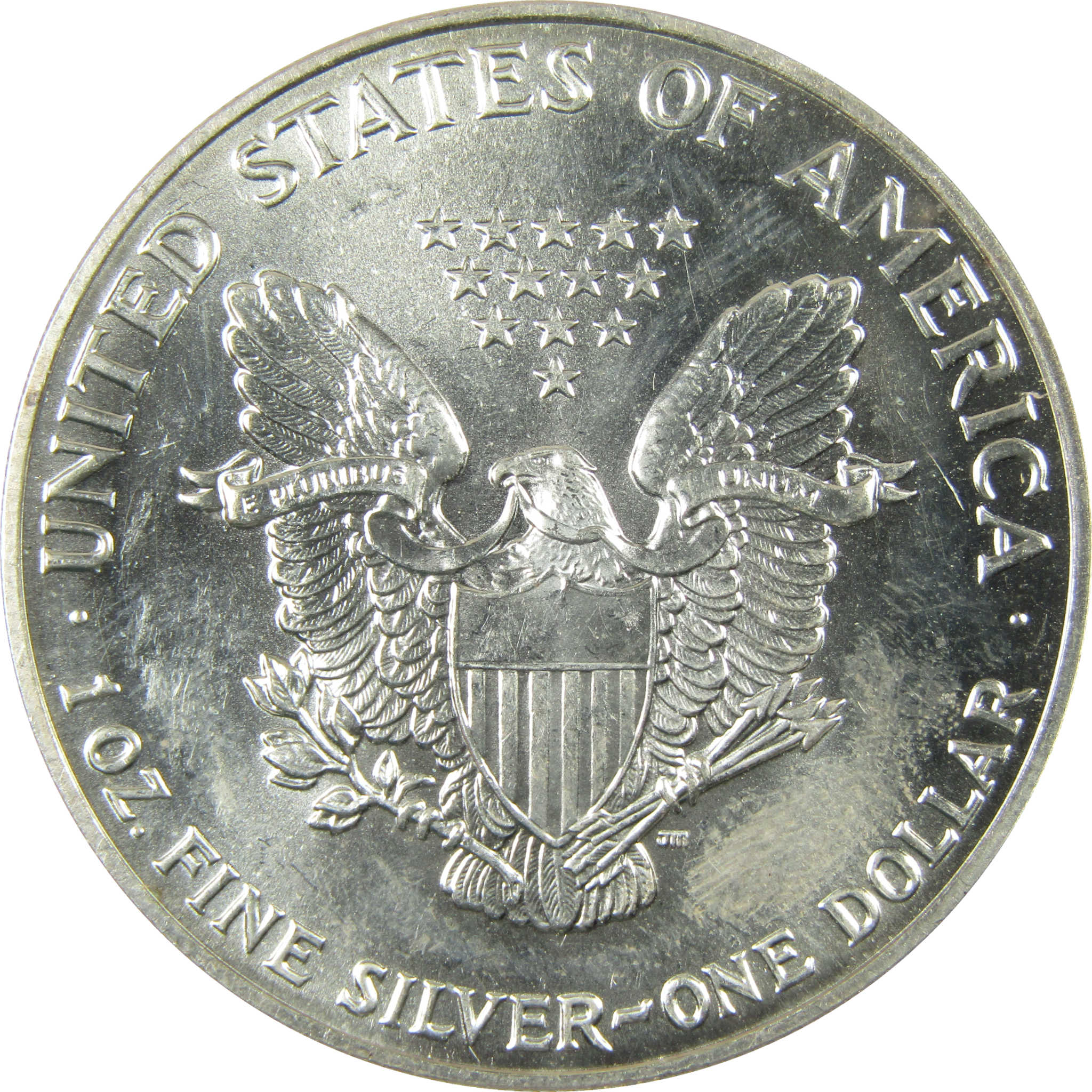 1991 American Silver Eagle Uncirculated Mint State $1 Coin SKU:CP1527