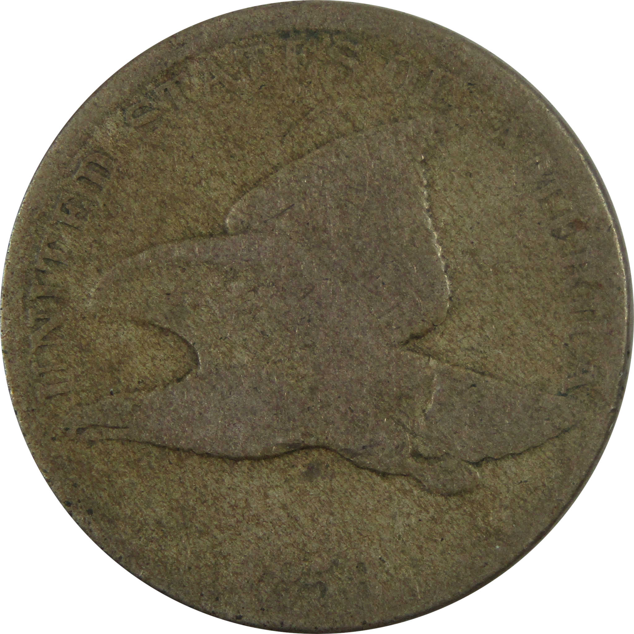 1858 Lg Ltr Flying Eagle Cent AG About Good Copper-Nickel SKU:I14527