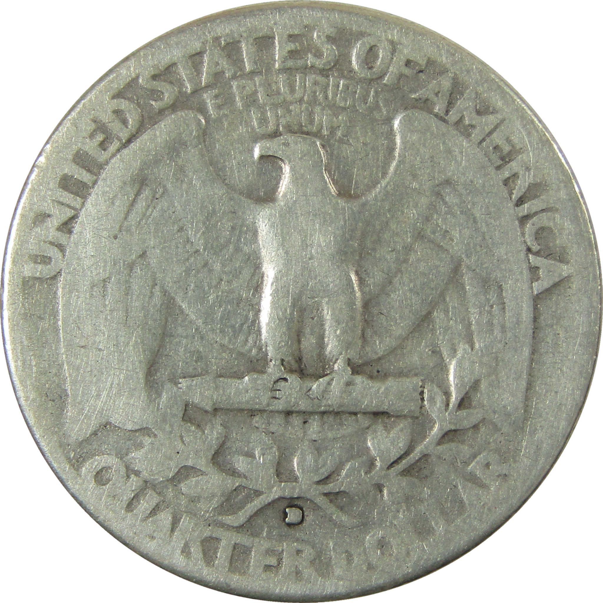 1932 D Washington Silver Quarter AG About Good 25c Coin SKU:CP1649