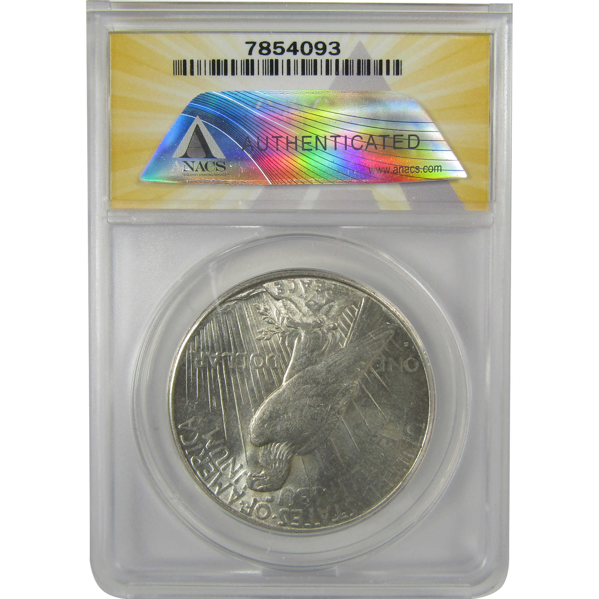 1926 S Peace Dollar MS 60 Details ANACS Silver Uncirculated SKU:I20350