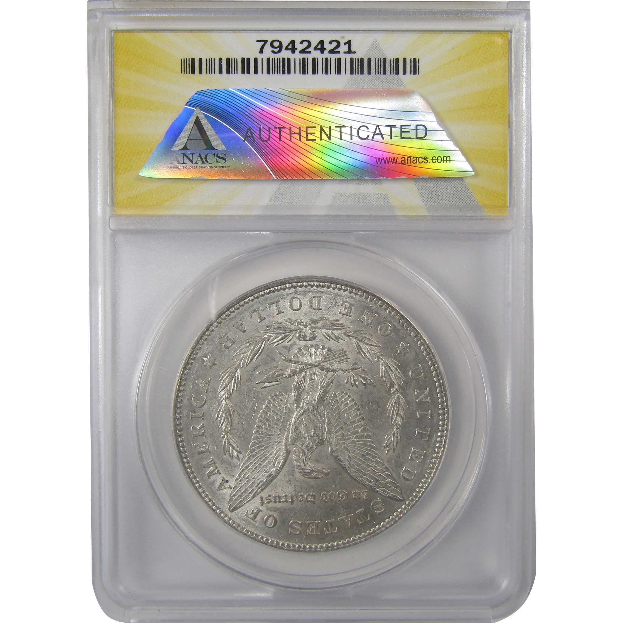 1878 7TF Rev 78 Morgan Silver Dollar AU 53 ANACS $1 Coin SKU:I24924 - Morgan coin - Morgan silver dollar - Morgan silver dollar for sale - Profile Coins &amp; Collectibles