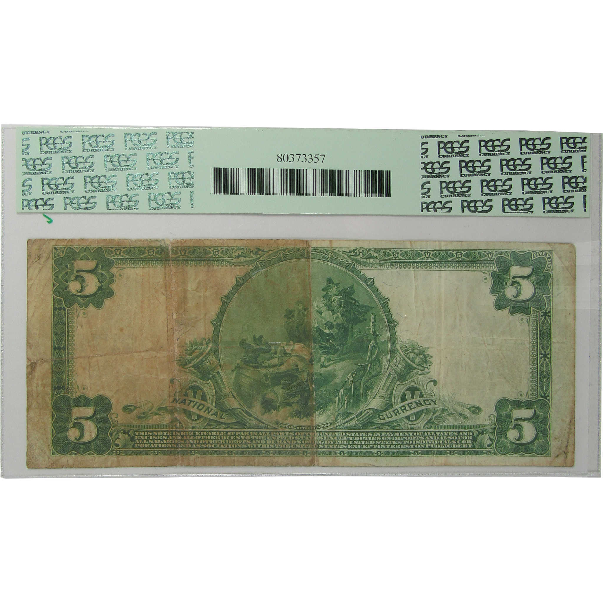 1902 $5 National Banknote Fr 600 San Francisco CA Choice Fine 15 PCGS