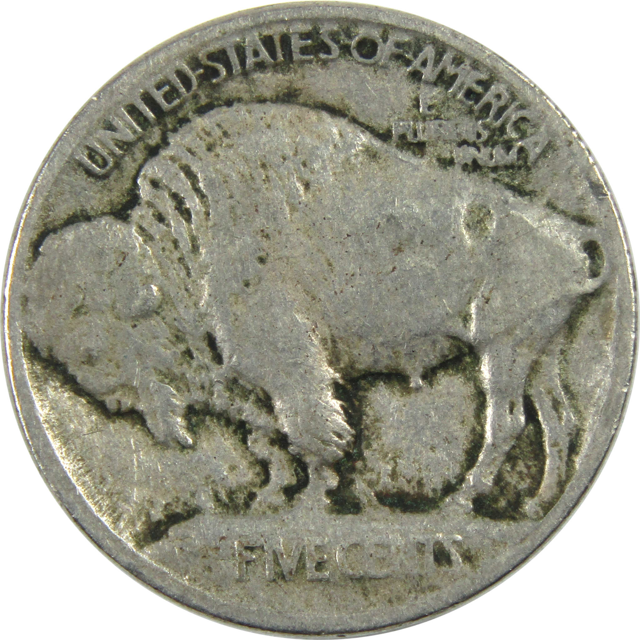 1913 Type 1 Indian Head Buffalo Nickel VG Very Good 5c Coin SKU:I12992