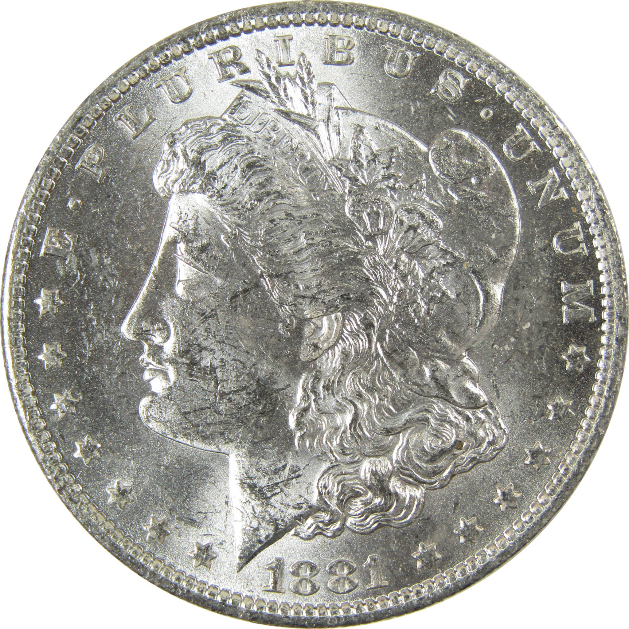 1881 O Morgan Silver Dollar Uncirculated Mint State $1 Coin SKU:I27714