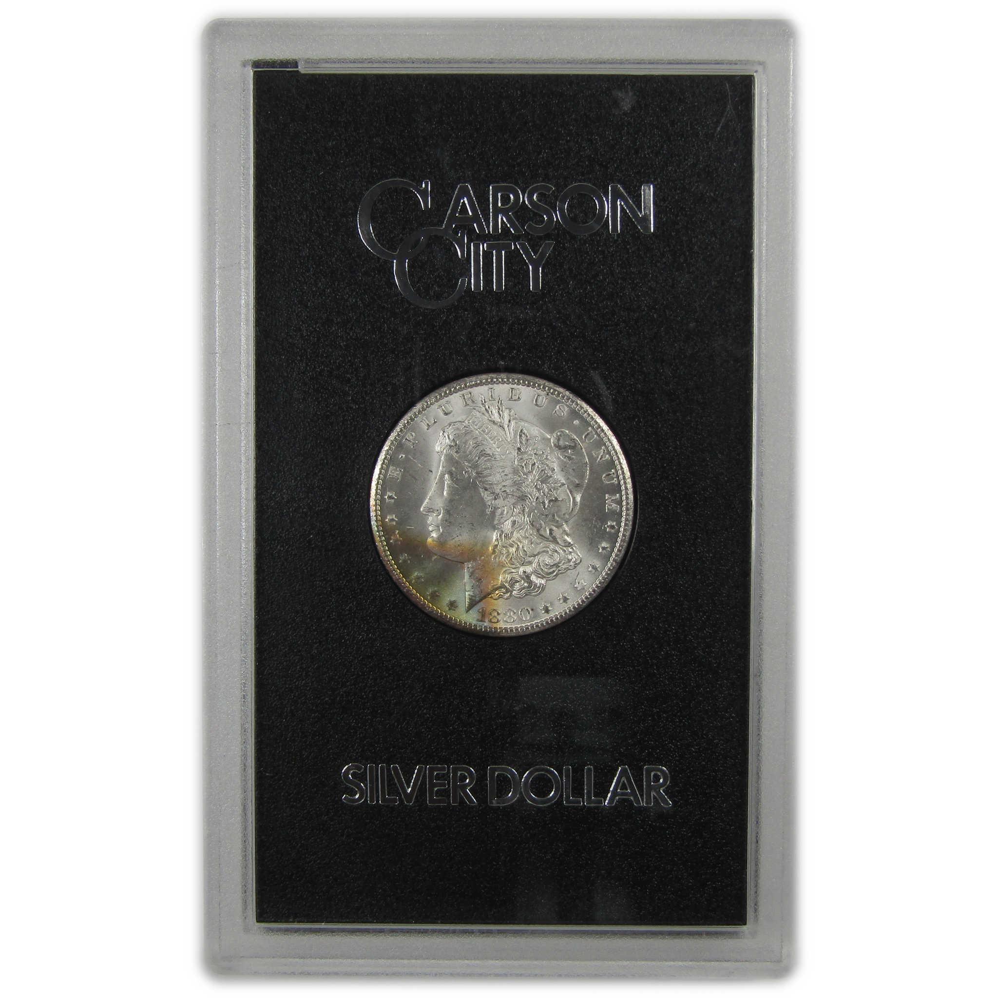 1880 CC GSA Morgan Silver Dollar Uncirculated Toned SKU:I24076