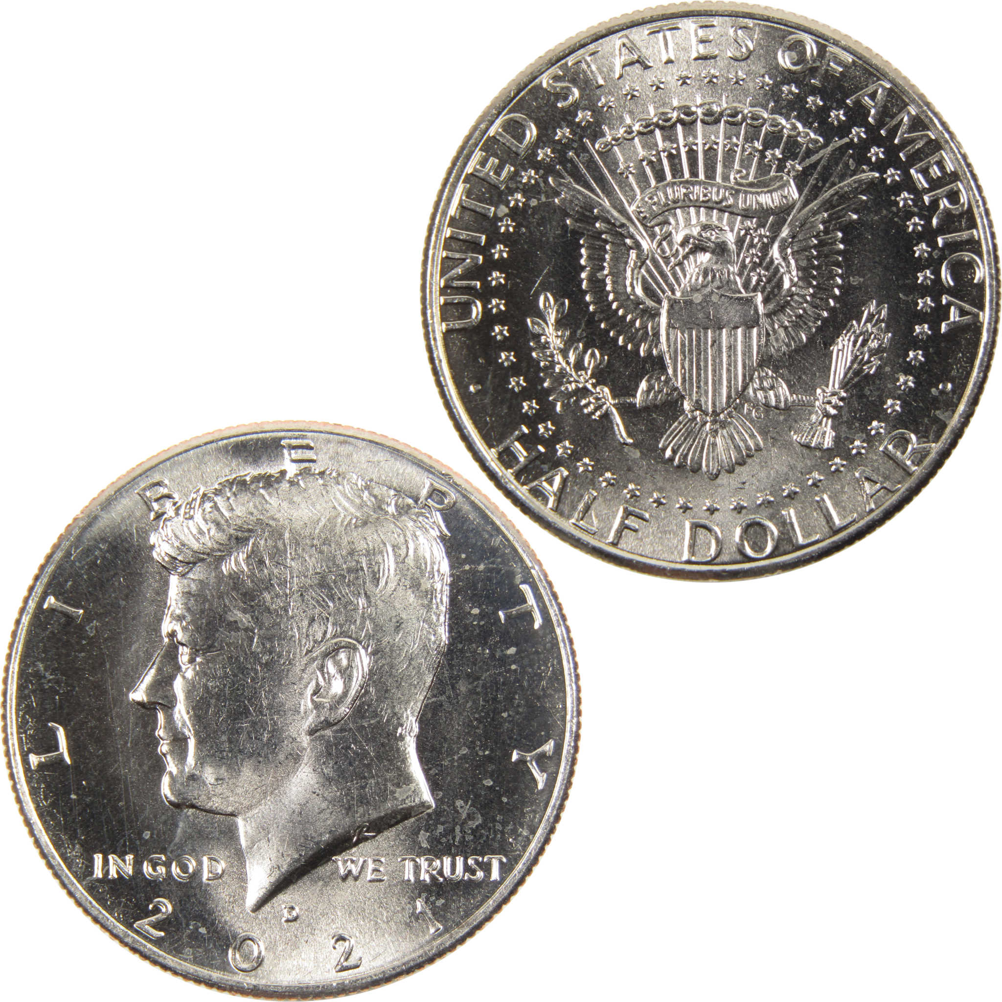 2021 D Kennedy Half Dollar BU Uncirculated Clad 50c Coin