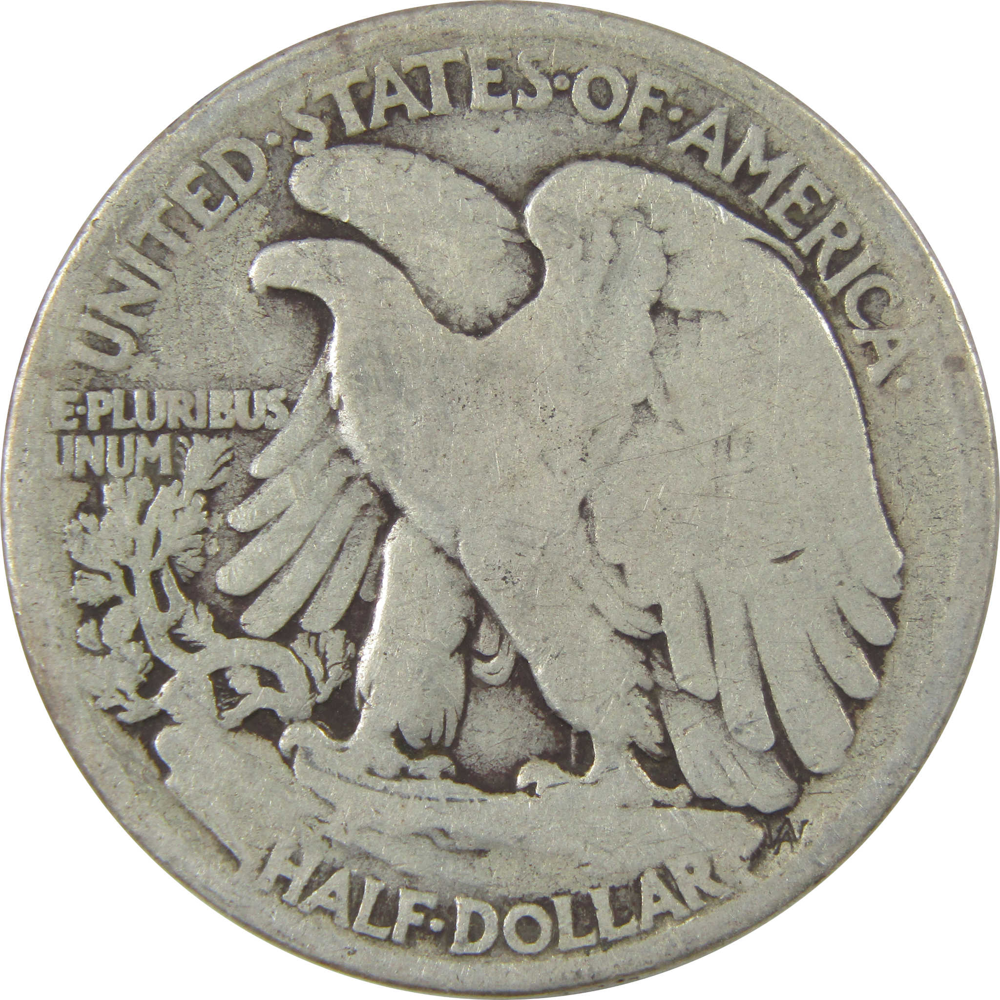1916 S Liberty Walking Silver Half Dollar G Good 50c Coin SKU:I24103