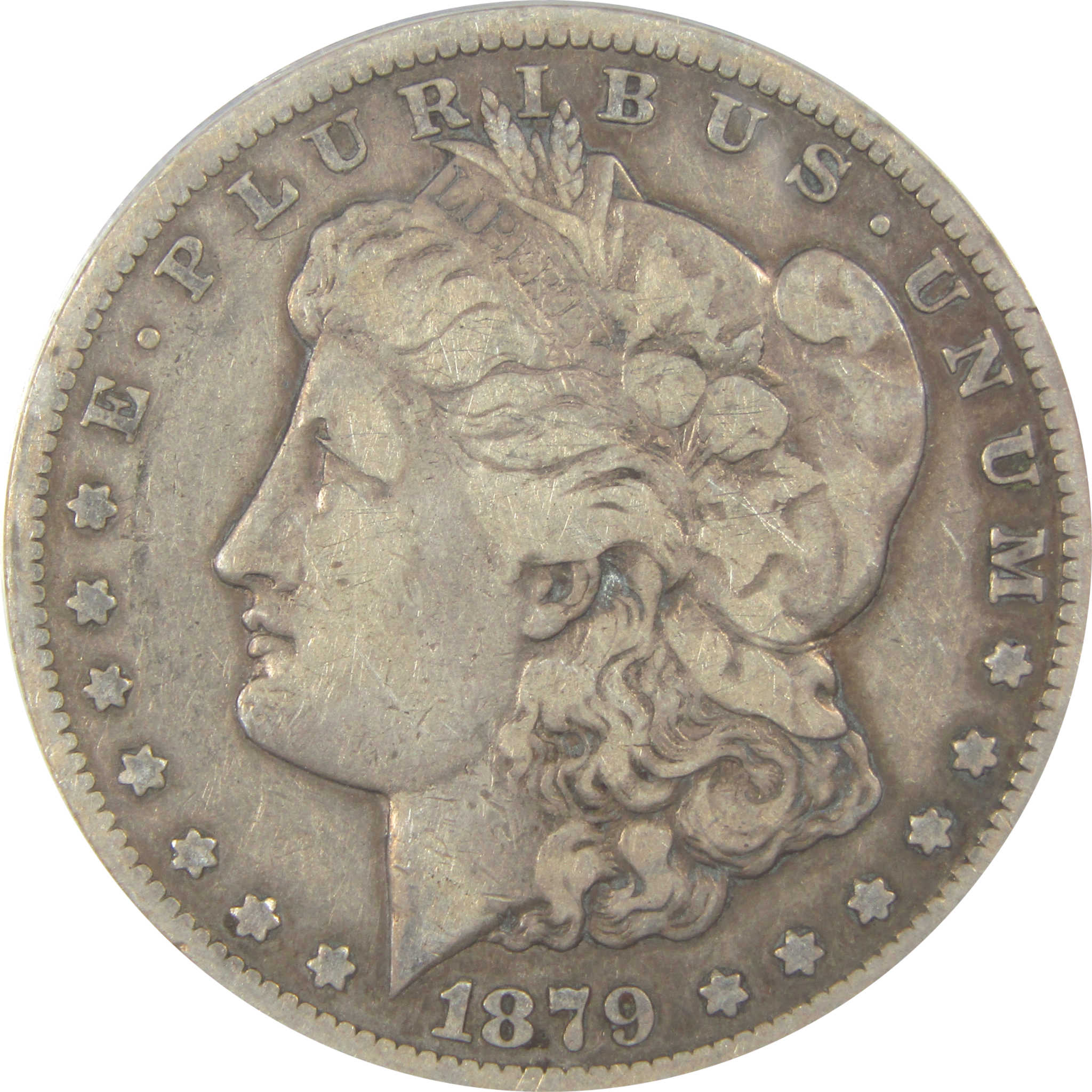 1879 CC VAM-3 Capped Die Top 100 Morgan Dollar VF 25 ANACS SKU:I21927 - Morgan coin - Morgan silver dollar - Morgan silver dollar for sale - Profile Coins &amp; Collectibles