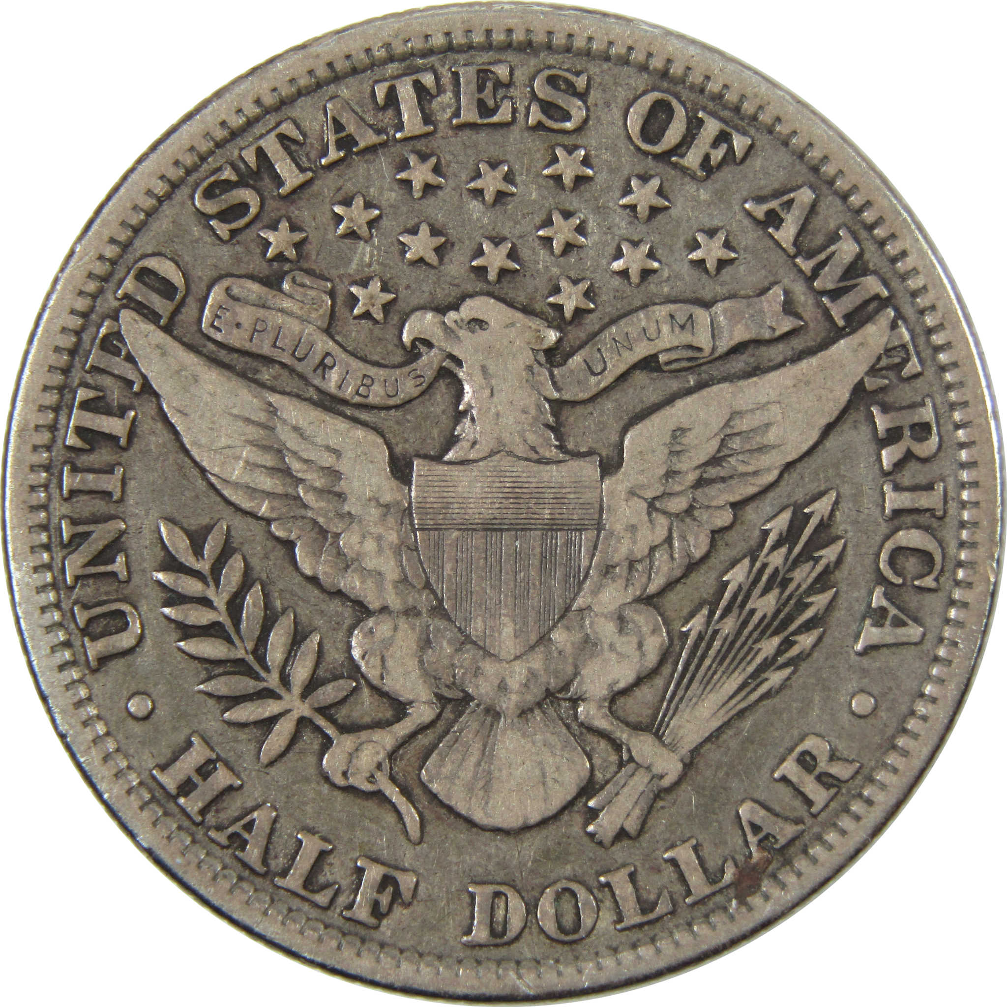 1900 Barber Half Dollar VF Very Fine Silver 50c Coin SKU:I14740