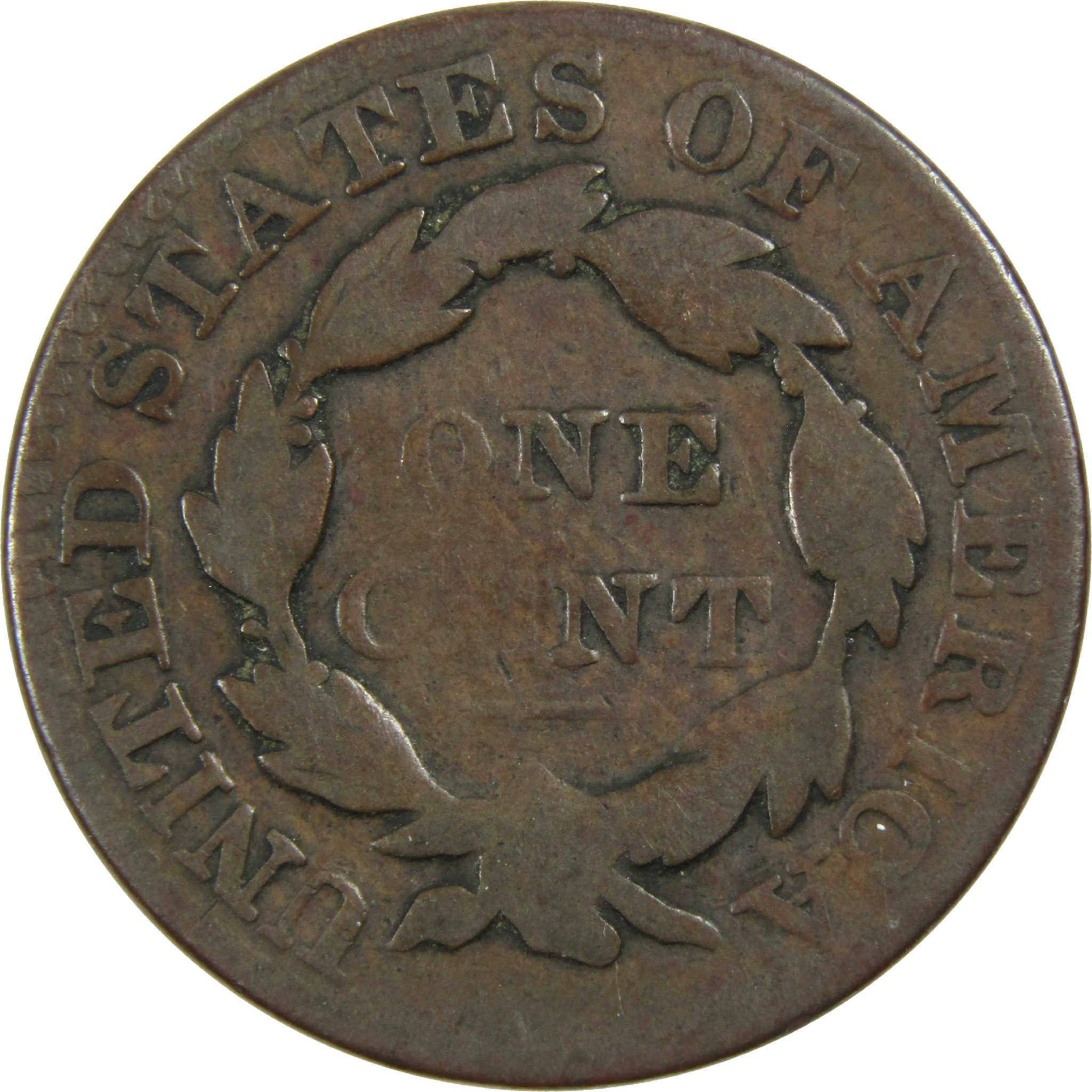 1831 Large Letters Coronet Head Large Cent AG About Good SKU:I12531