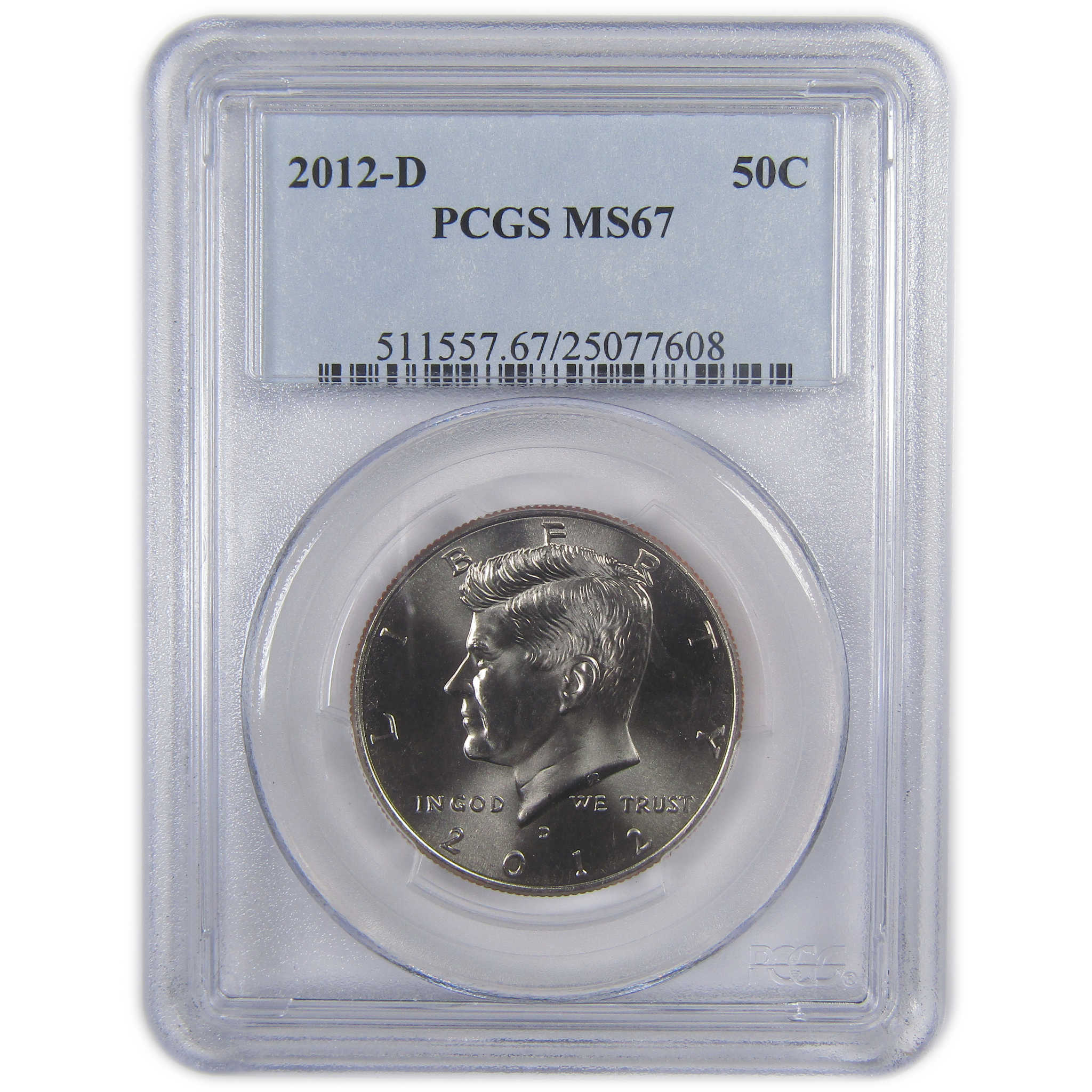 2012 D Kennedy Half Dollar MS 67 PCGS Clad Uncirculated SKU:CPC9741