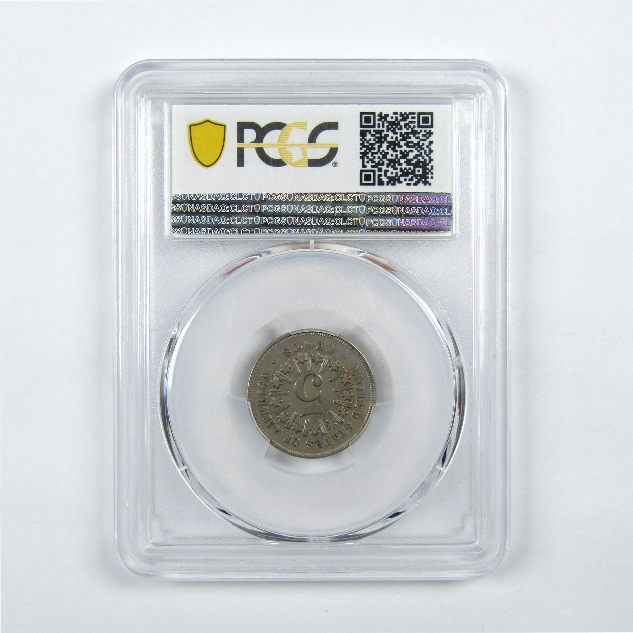 1866 Rays Shield Nickel XF 45 PCGS 5c Coin SKU:I11733