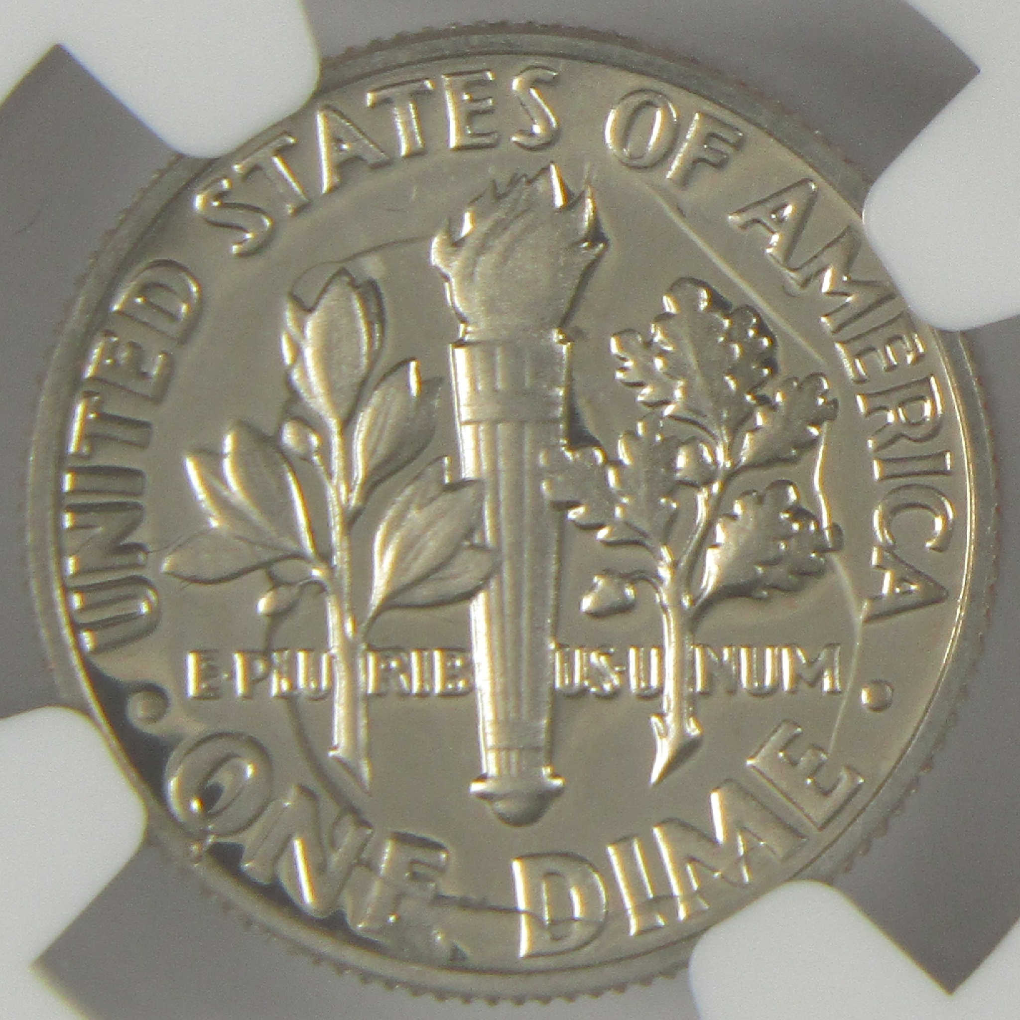 1978 S Roosevelt Dime PF 69 UCAM NGC Clashed Dies Obverse Struck Thru