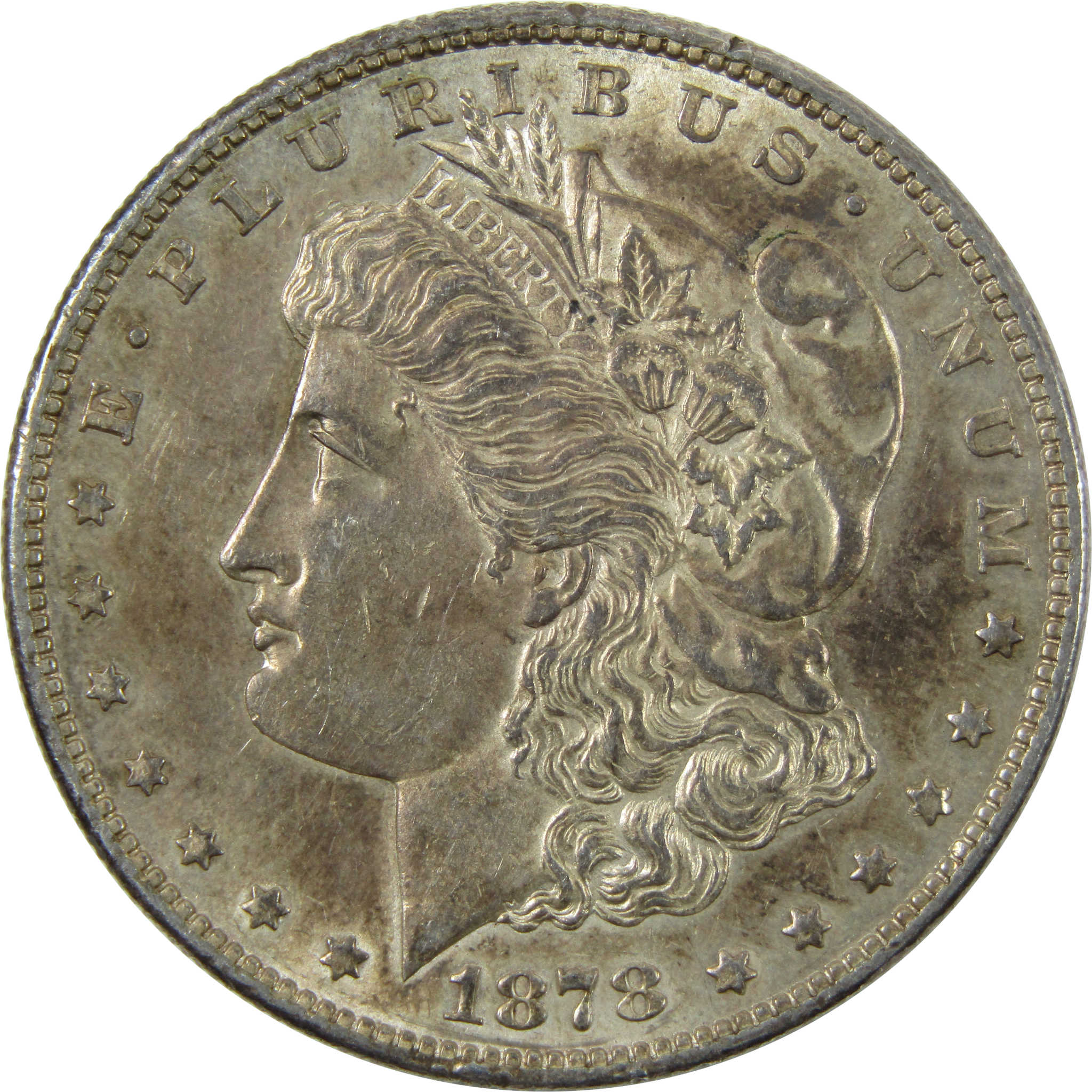 1878 S Morgan Dollar AU About Uncirculated Silver $1 Coin SKU:I14196 - Morgan coin - Morgan silver dollar - Morgan silver dollar for sale - Profile Coins &amp; Collectibles