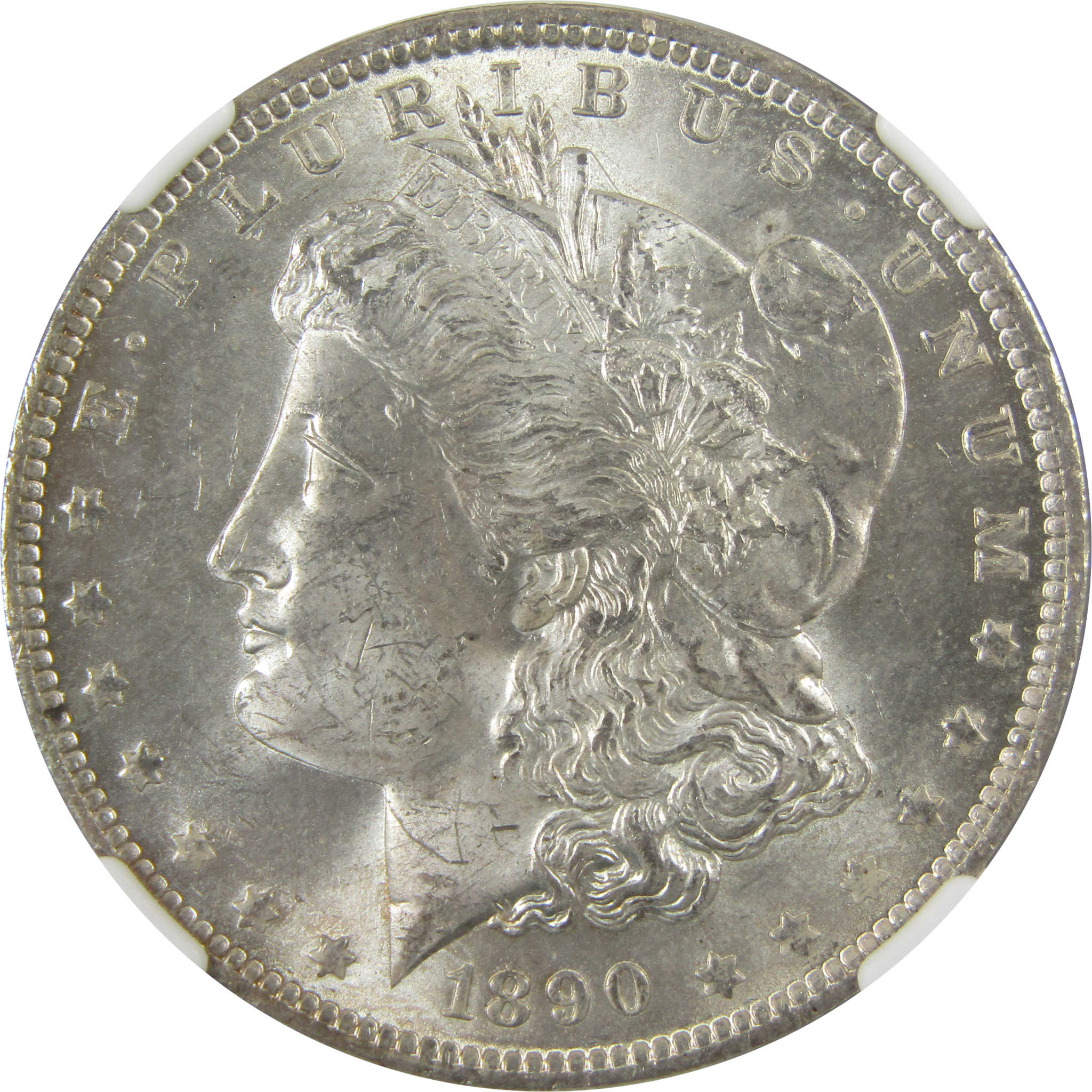 1890 O Morgan Silver Dollar MS 63 NGC Uncirculated SKU:CP1058