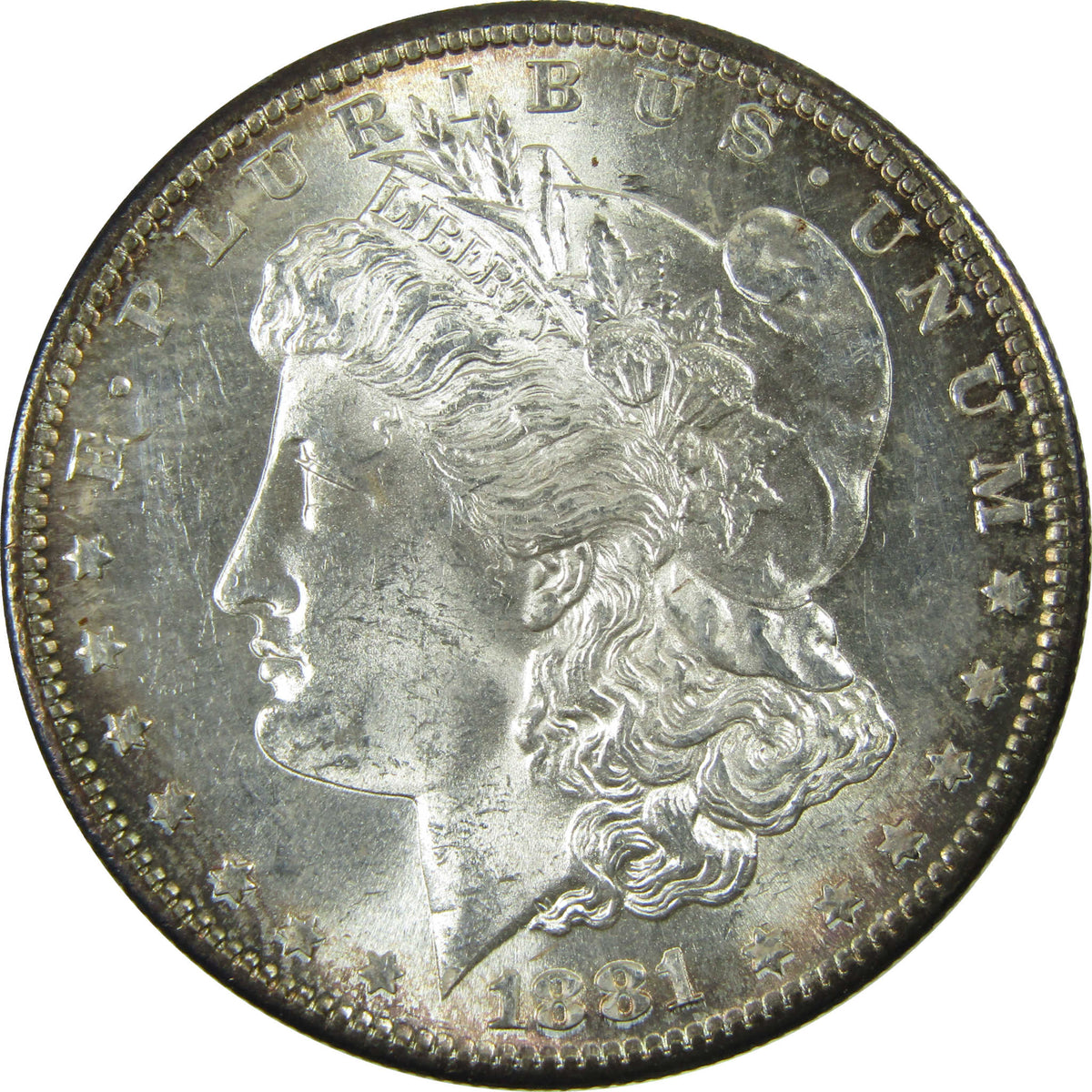 1881 S Morgan Silver Dollar Uncirculated Mint State $1 Coin SKU:CP1760
