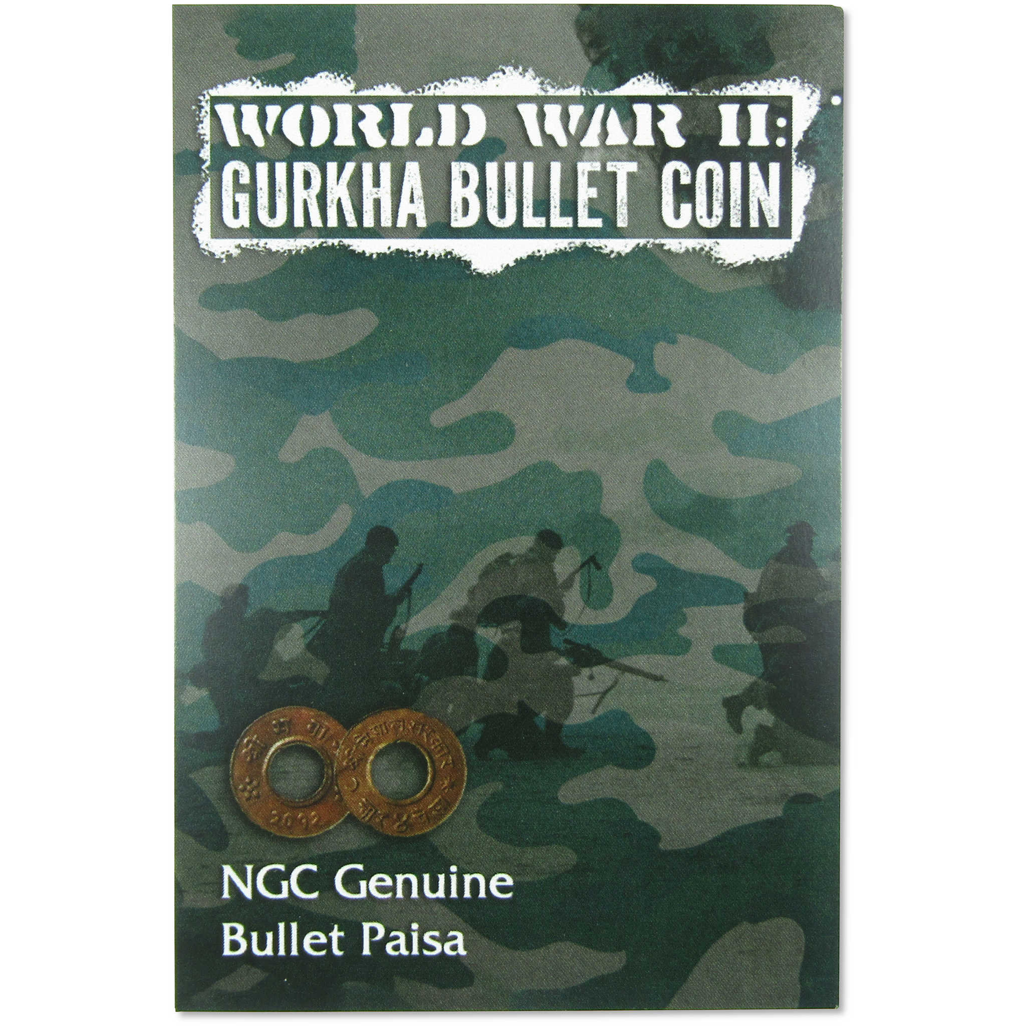 VS2012(1955) World War II Gurkha Bullet Coin Nepal 4P NGC SKU:OPC144