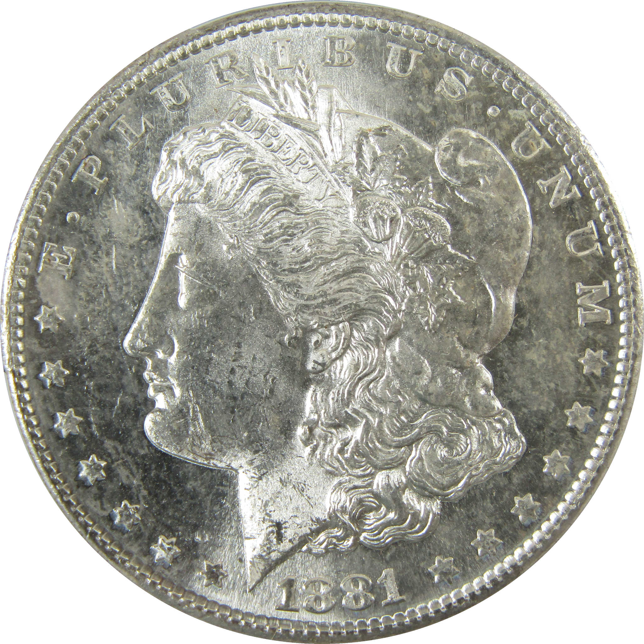1881 S Morgan Silver Dollar MS 63 PCGS Uncirculated $1 Coin SKU:I28344