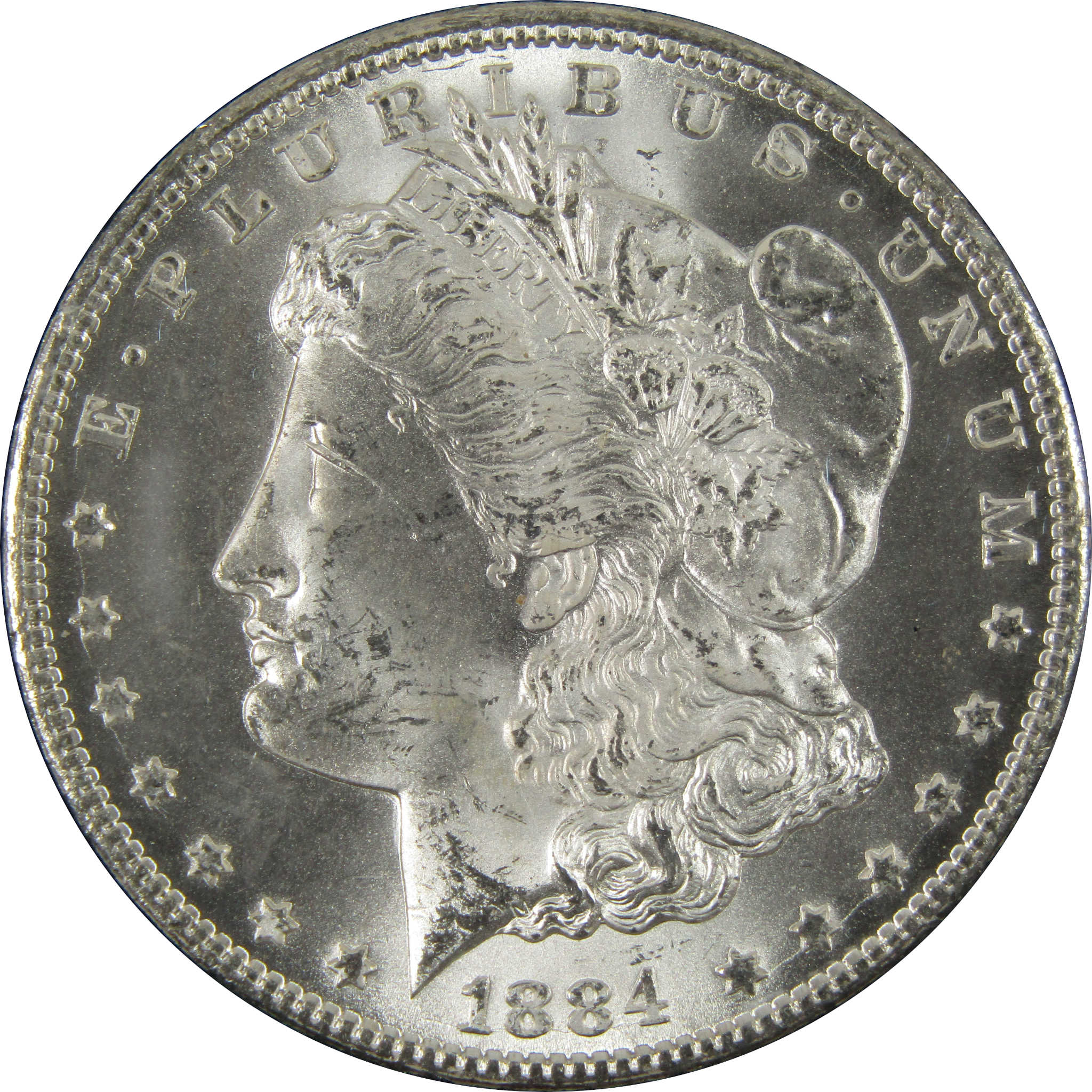 1884 CC GSA Morgan Dollar BU Uncirculated Silver $1 Coin SKU:I9859 - Morgan coin - Morgan silver dollar - Morgan silver dollar for sale - Profile Coins &amp; Collectibles