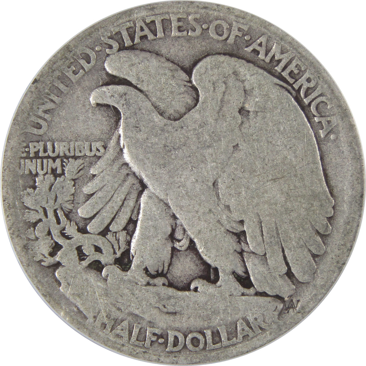 1916 D Obverse Liberty Walking Silver Half Dollar G 4 ICG SKU:I29074