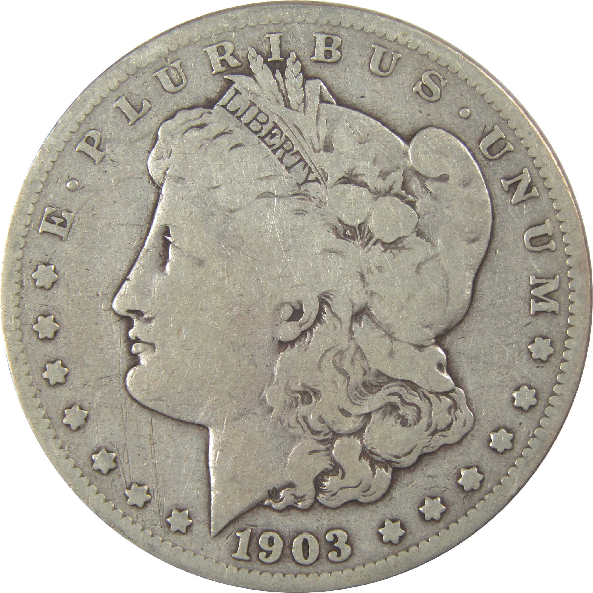 1903 S Morgan Dollar VG Very Good Silver $1 Coin SKU:I22267 - Morgan coin - Morgan silver dollar - Morgan silver dollar for sale - Profile Coins &amp; Collectibles