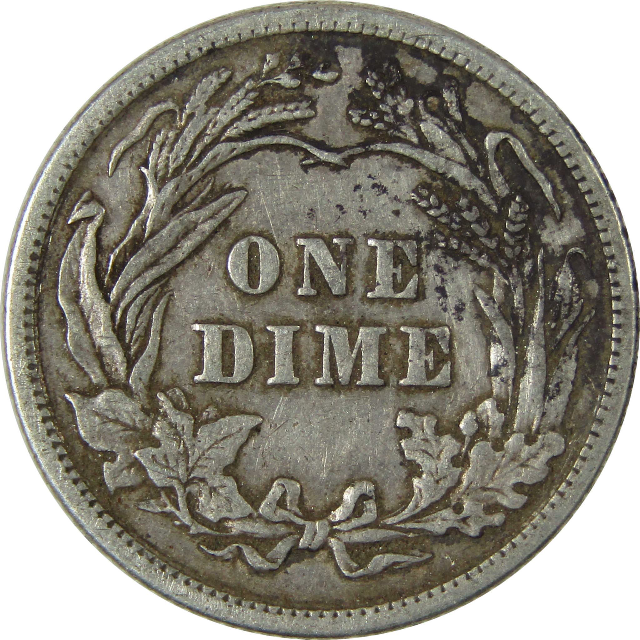 1916 Barber Silver Dime VF Very Fine Details 10c Coin SKU:CP989