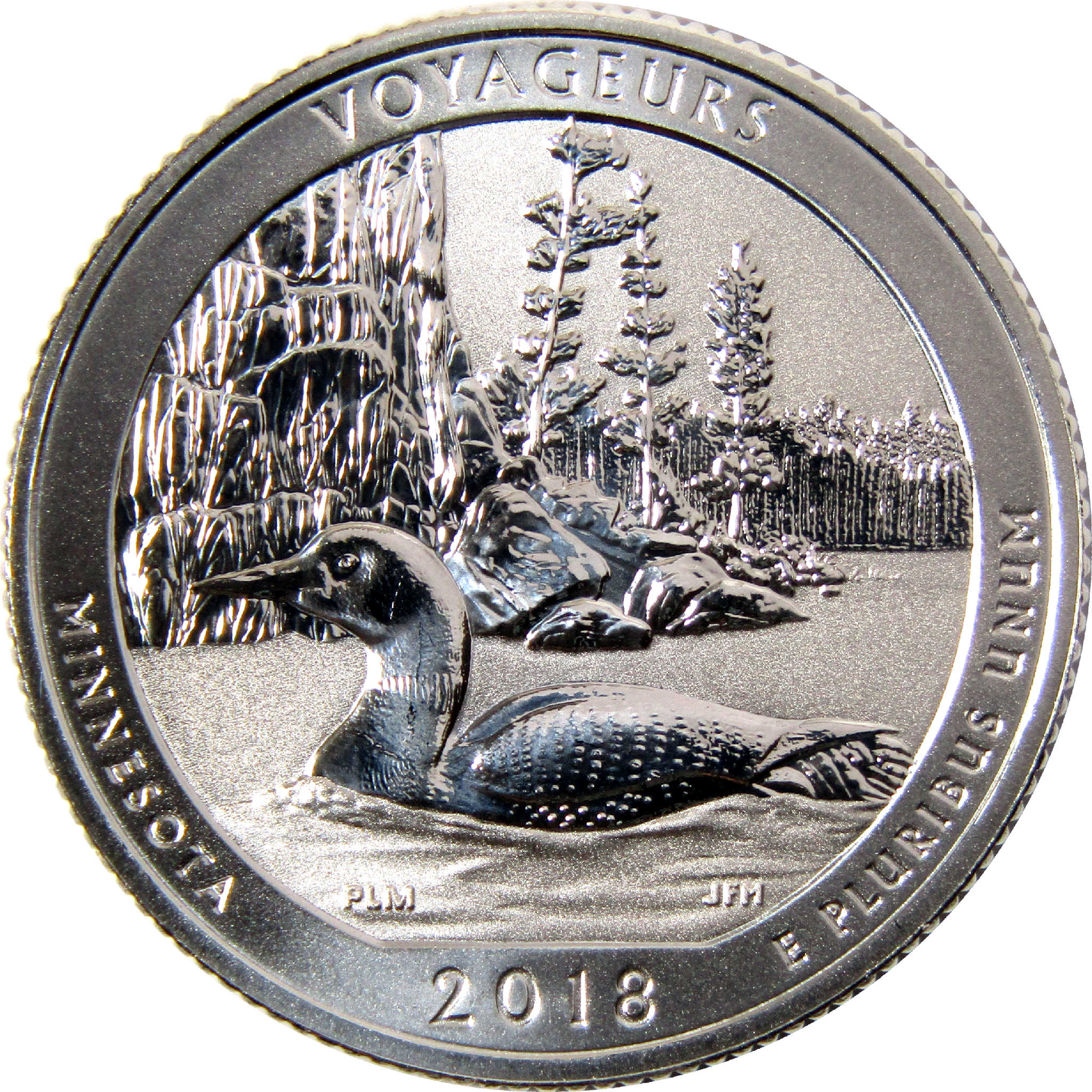 2018 S Voyageurs National Park Quarter Silver 25c Rev PF SKU:I11350