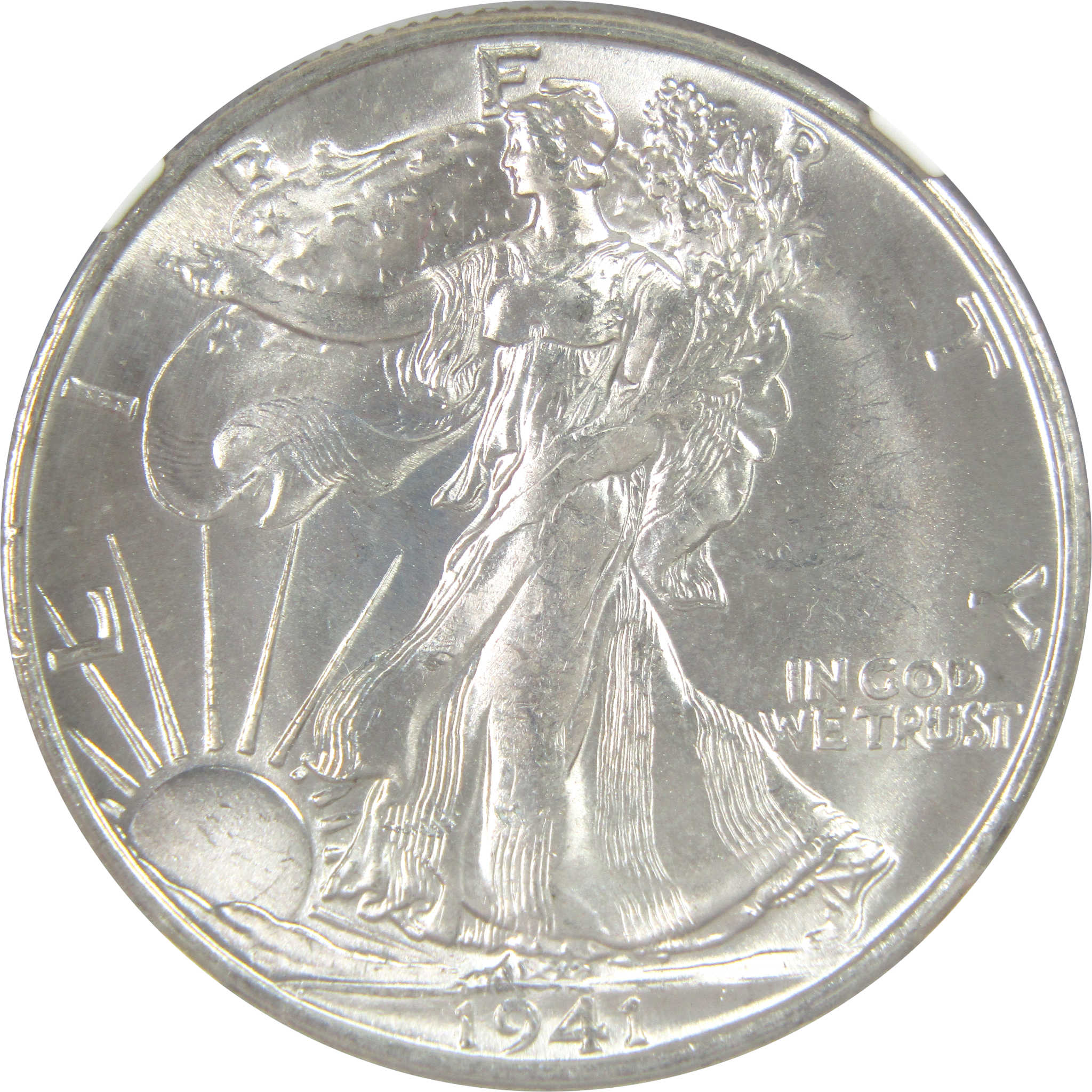 1941 S Liberty Walking Half Dollar MS 64 NGC Silver 50c Uncirculated