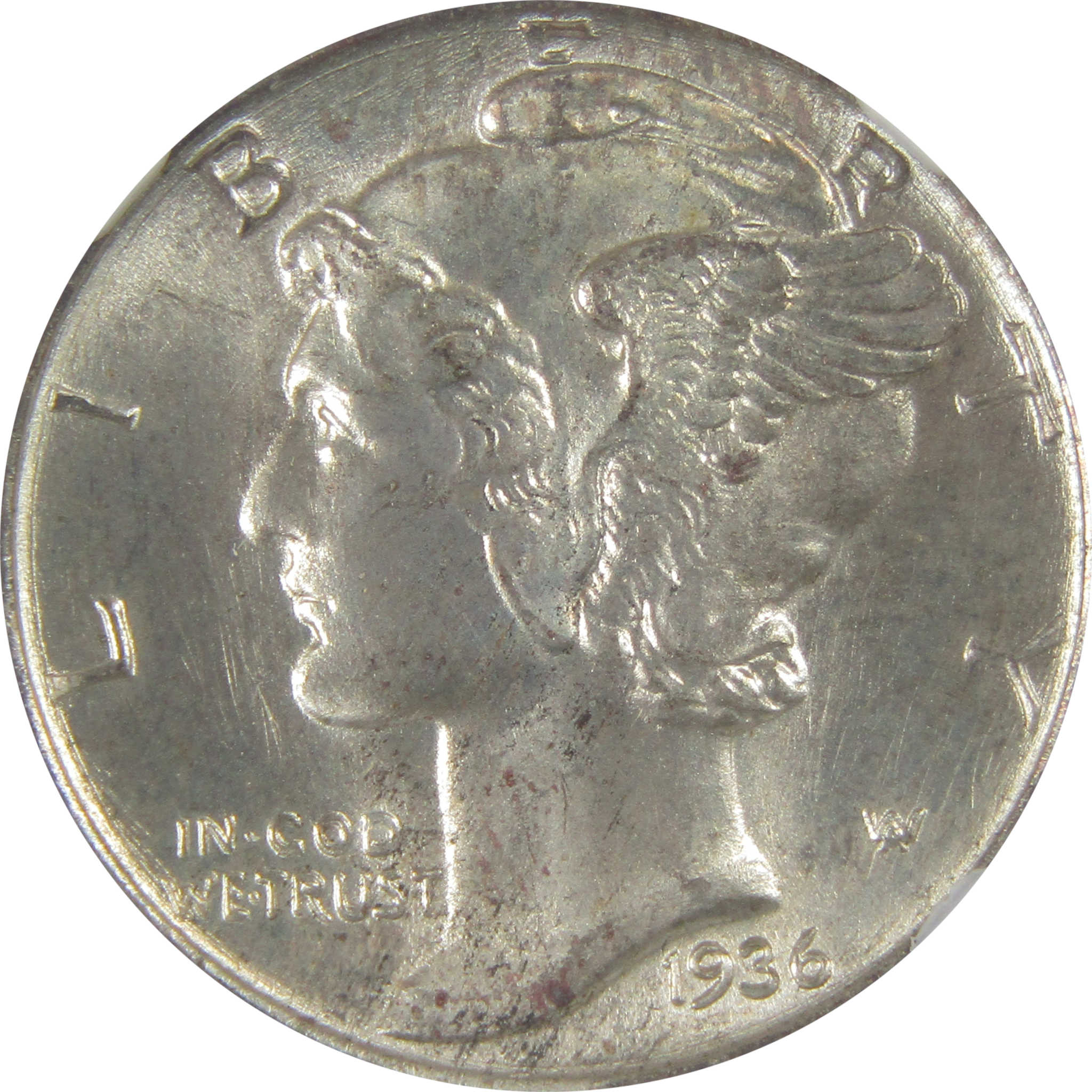 1936 Mercury Dime MS 67 FB NGC Silver Uncirculated 10c Coin SKU:I23443