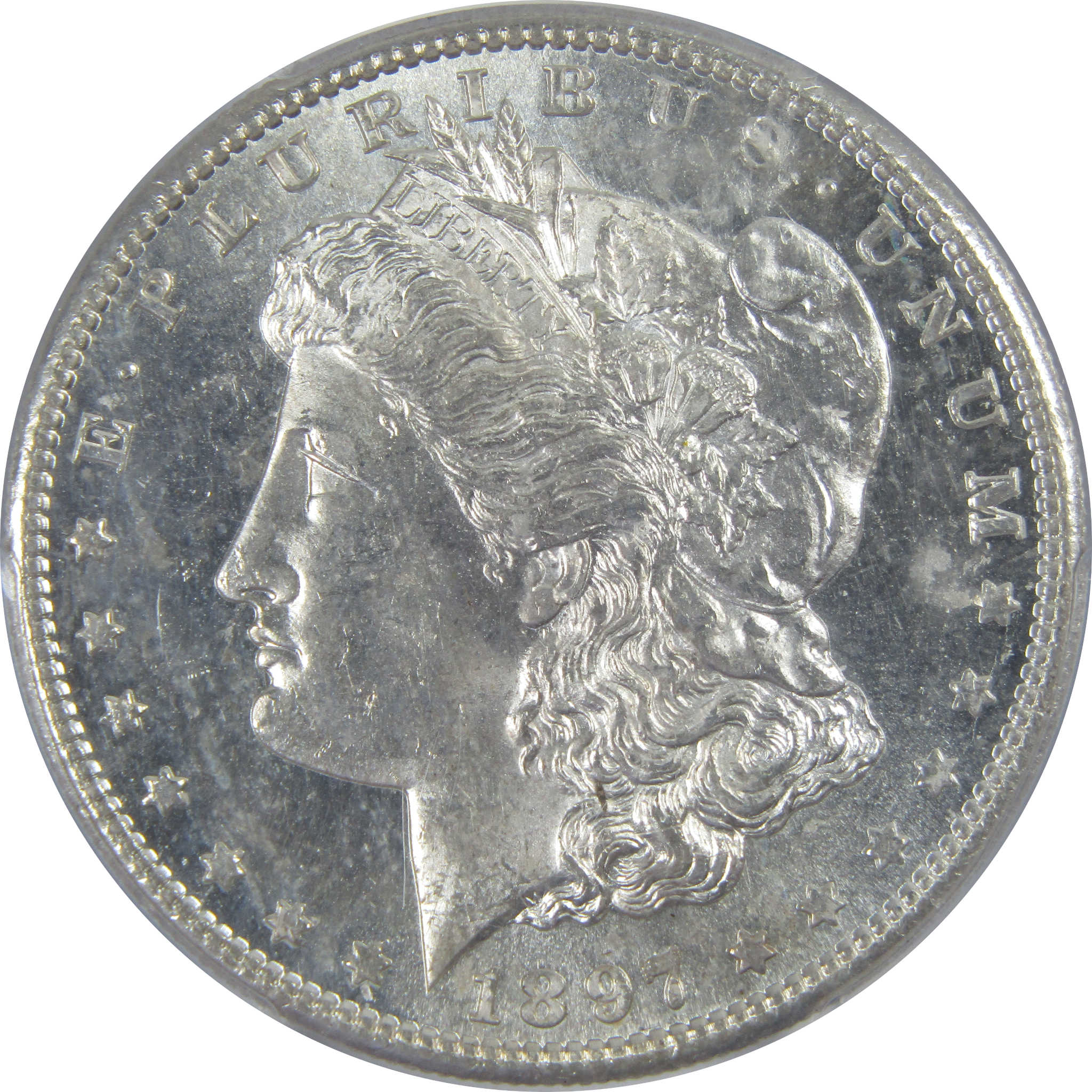 1897 S Morgan Dollar MS 63 PCGS Silver $1 Uncirculated Coin SKU:I15819 - Morgan coin - Morgan silver dollar - Morgan silver dollar for sale - Profile Coins &amp; Collectibles