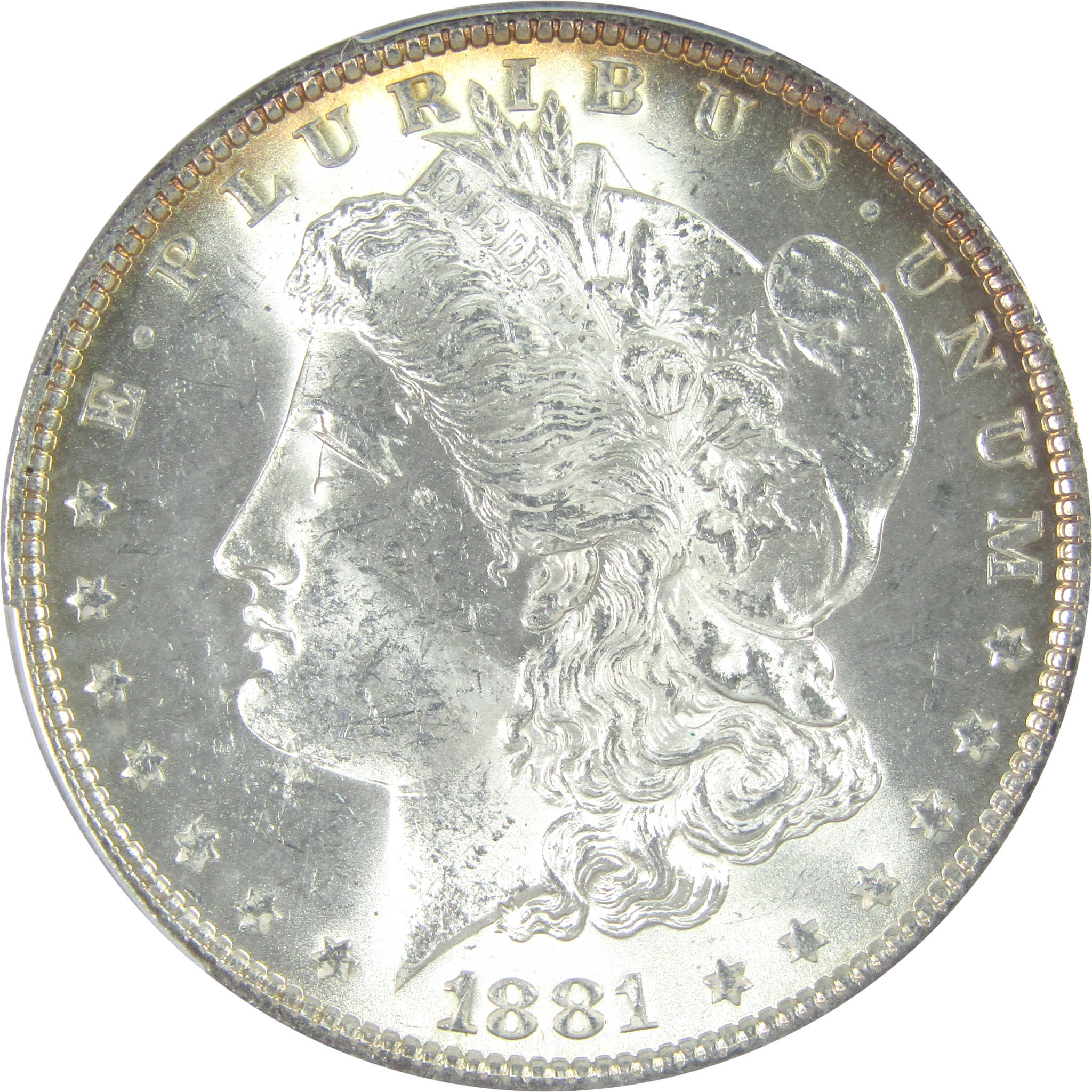 1881 Morgan Dollar MS 64 PCGS Silver $1 Uncirculated Toned SKU:I16504