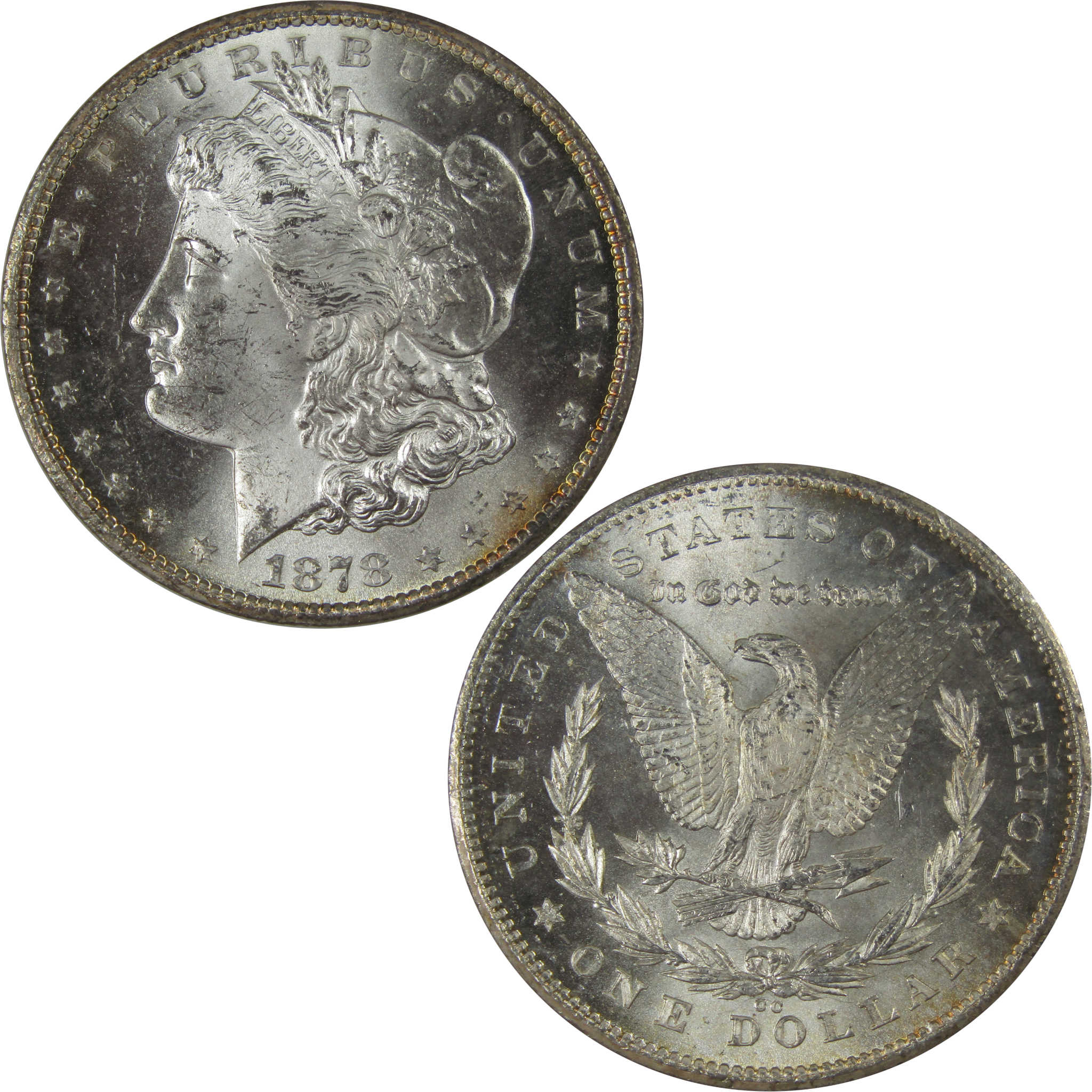 1878 CC Morgan Dollar Uncirculated Silver $1 Coin SKU:I22688 - Morgan coin - Morgan silver dollar - Morgan silver dollar for sale - Profile Coins &amp; Collectibles