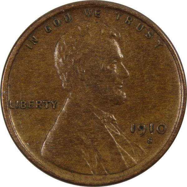 1910 S Lincoln Wheat Cent Choice About Uncirculated Penny SKU:I8170 - Lincoln Cent - Profile Coins &amp; Collectibles
