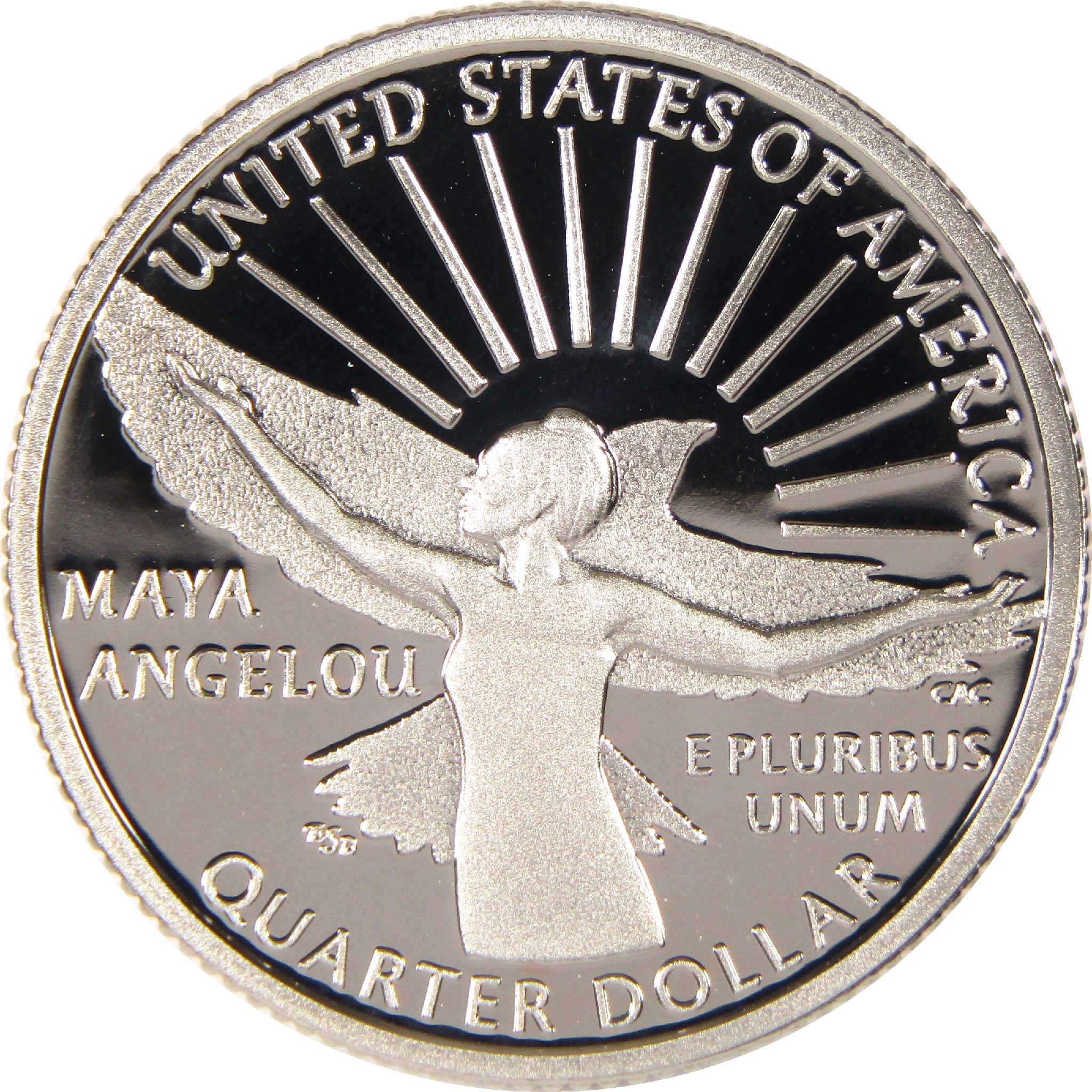 2022 S Maya Angelou American Women Quarter Clad 25c Proof Coin