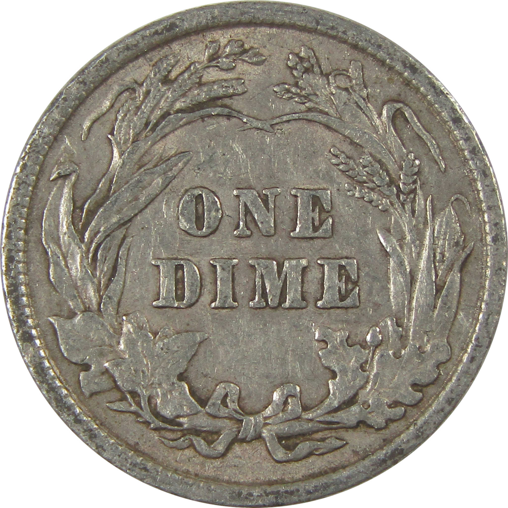 1907 Barber Dime XF EF Extremely Fine Silver 10c Coin SKU:I21109