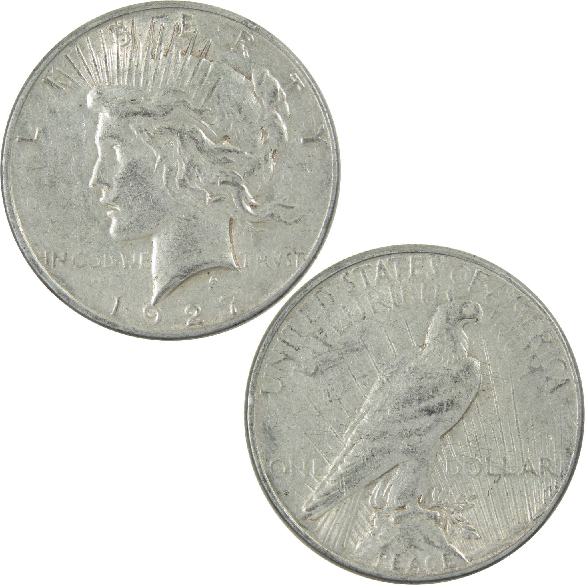 1927 S Peace Dollar XF EF Extremely Fine Silver $1 Coin SKU:I13687