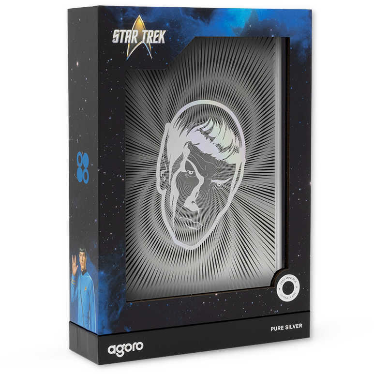 2026 Niue Star Trek Spock Collectible Silver Foil Proof SKU:OPC264