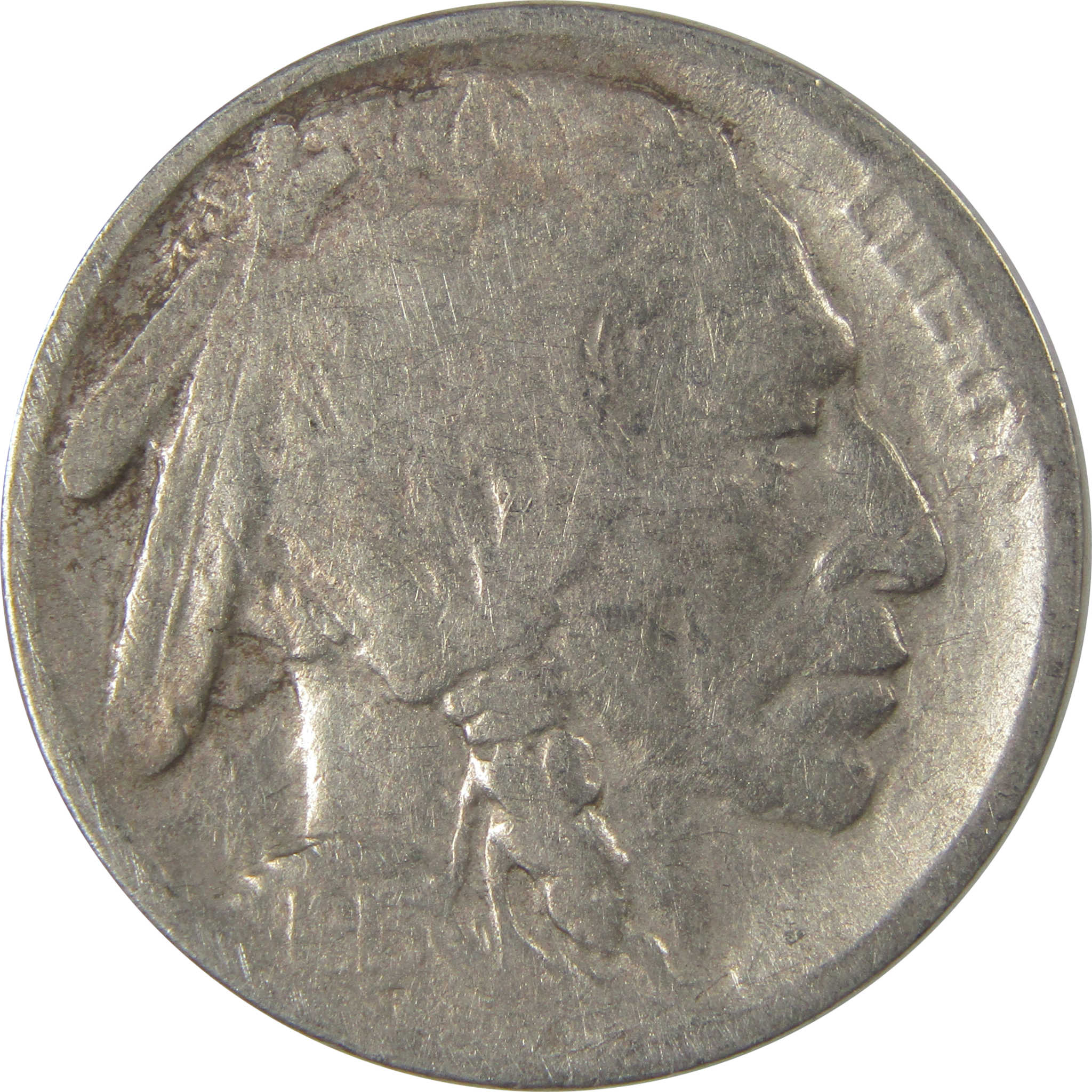1913 S Type 1 Indian Head Buffalo Nickel AG About Good SKU:I22848