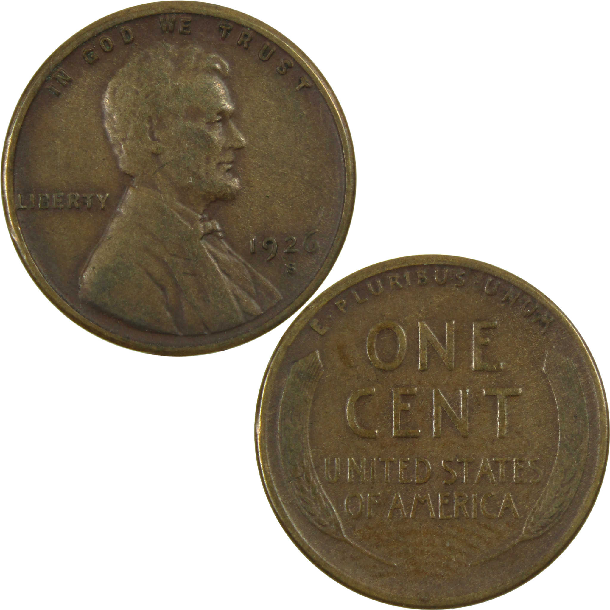 1926 S Lincoln Wheat Cent VF Very Fine Penny 1c Coin SKU:I15211