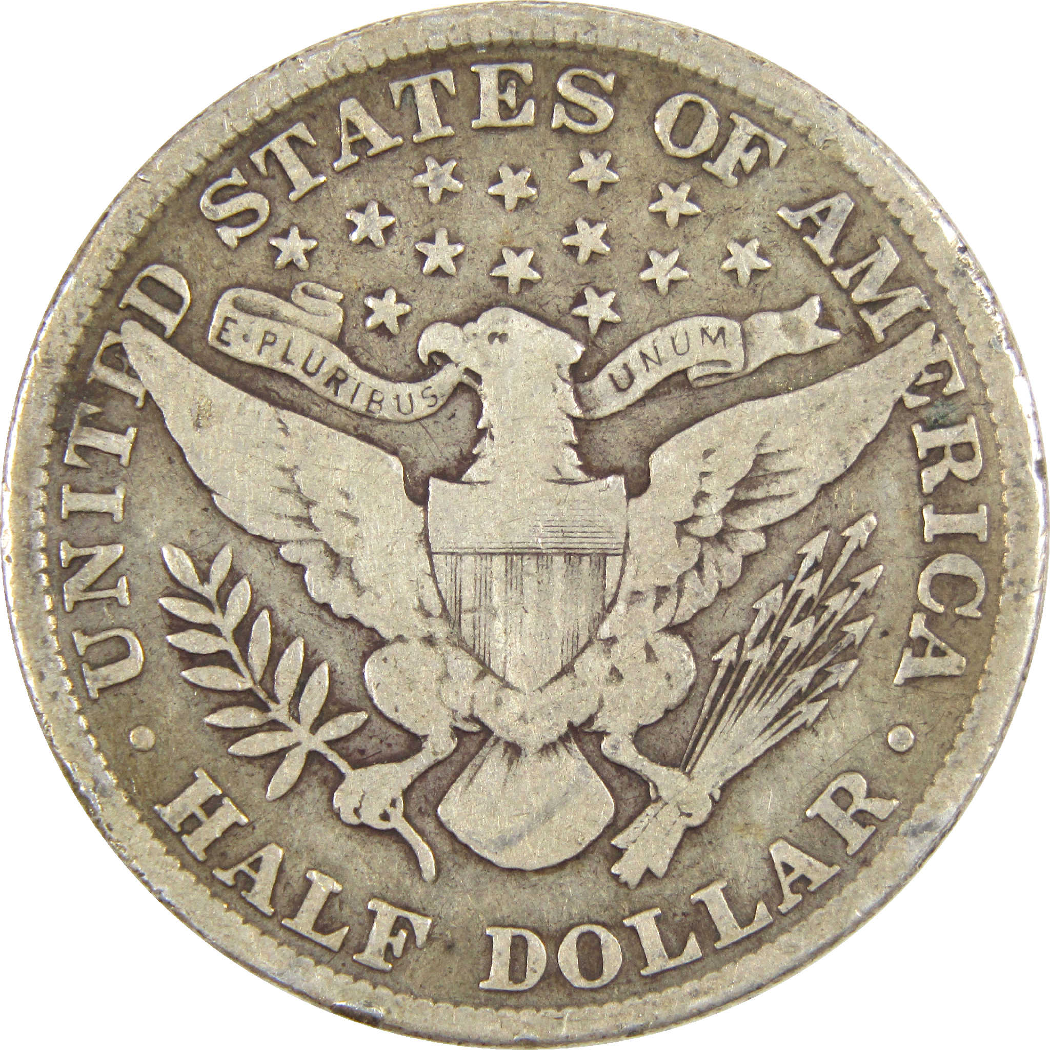 1904 Barber Half Dollar AG About Good Silver 50c Coin