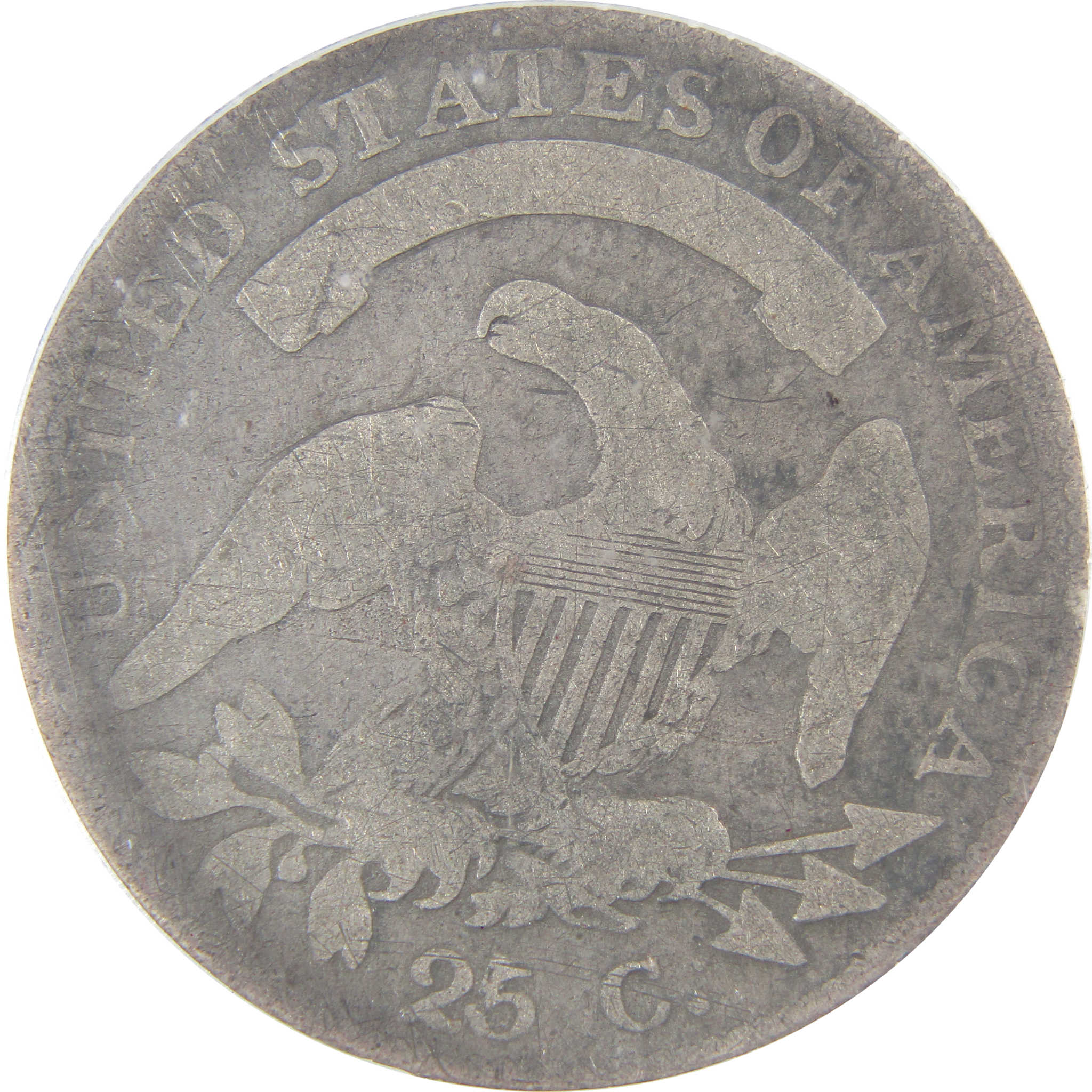 1819 Large 9 Capped Bust Quarter G 6 ICG Silver 25c Coin SKU:I23796