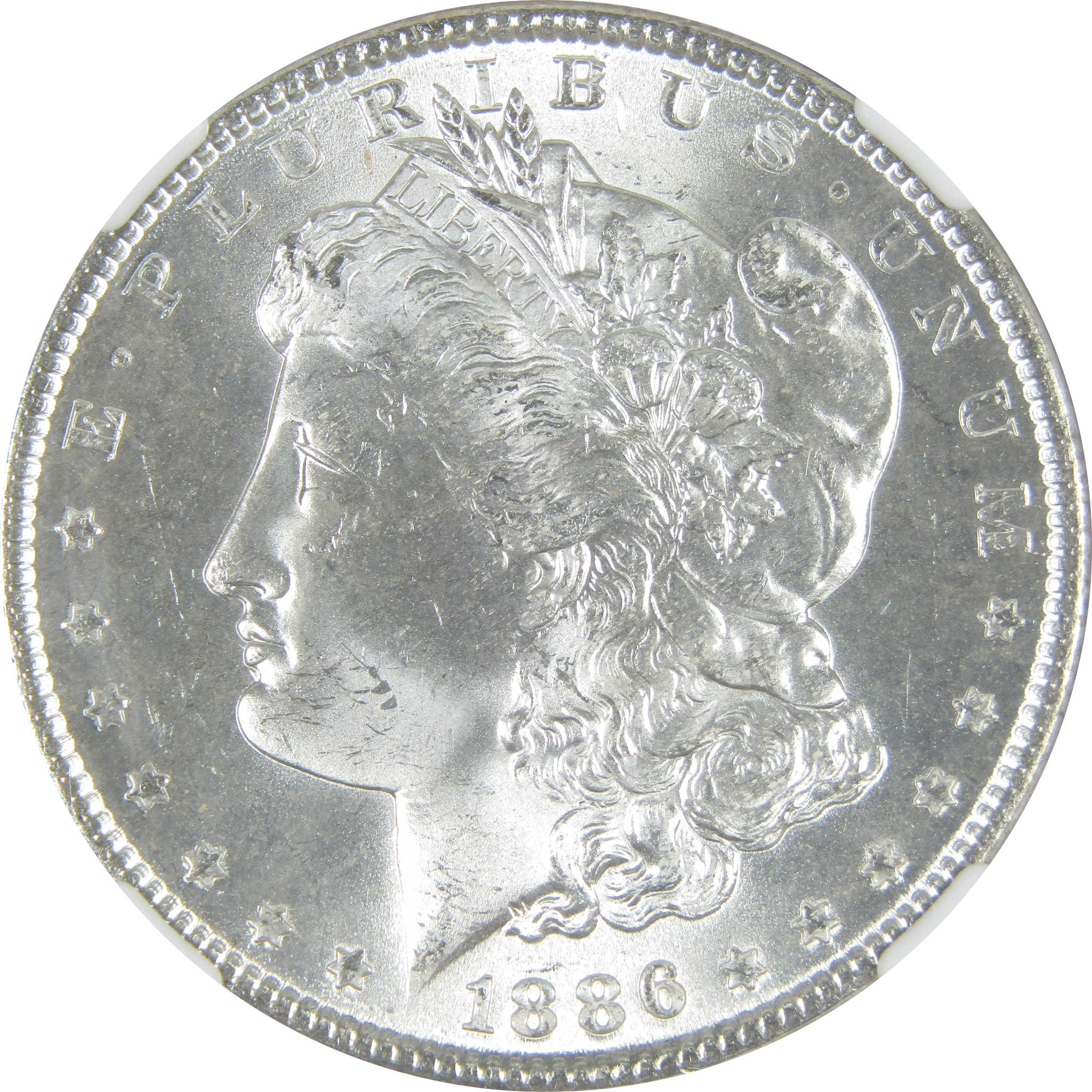 1886 Morgan Dollar MS 64 NGC Silver $1 Uncirculated Coin SKU:I15637 - Morgan coin - Morgan silver dollar - Morgan silver dollar for sale - Profile Coins &amp; Collectibles