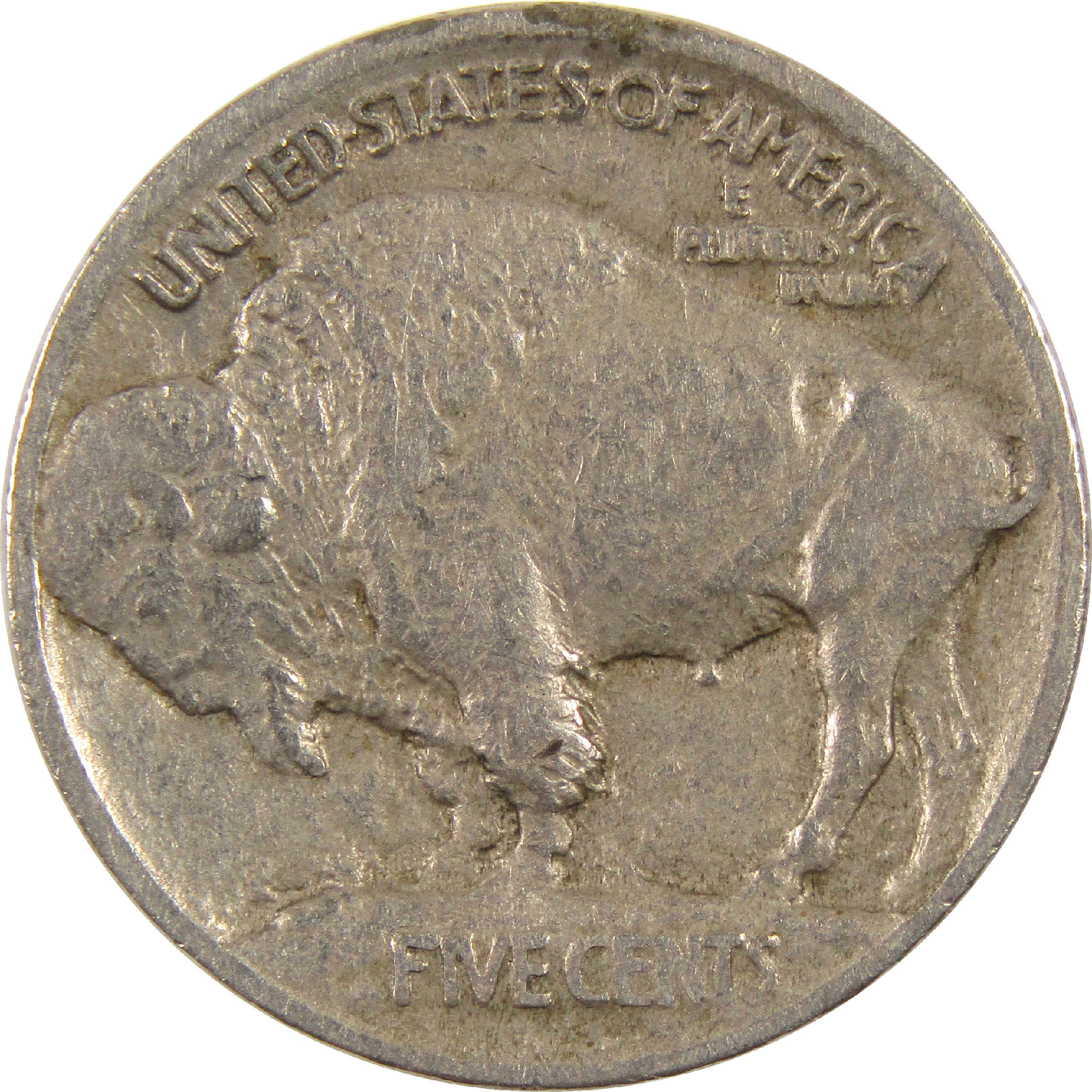 1913 Type 1 Indian Head Buffalo Nickel VF Very Fine 5c Coin SKU:I11470