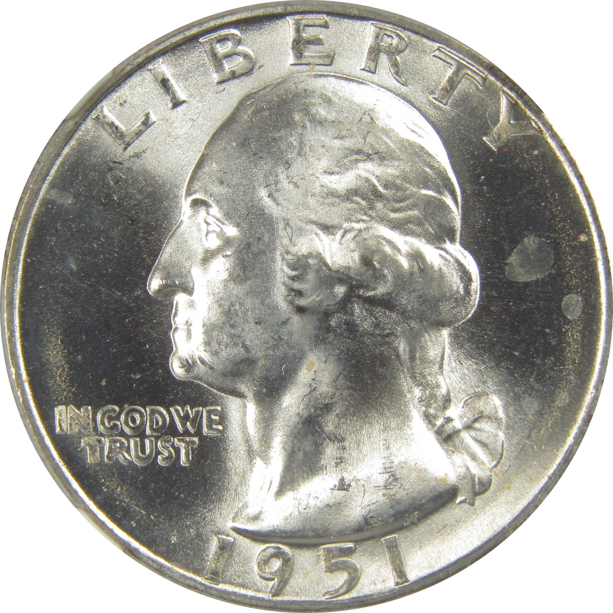 1951 S Washington Quarter MS 66 NGC Silver Bag Fragment SKU:I20521