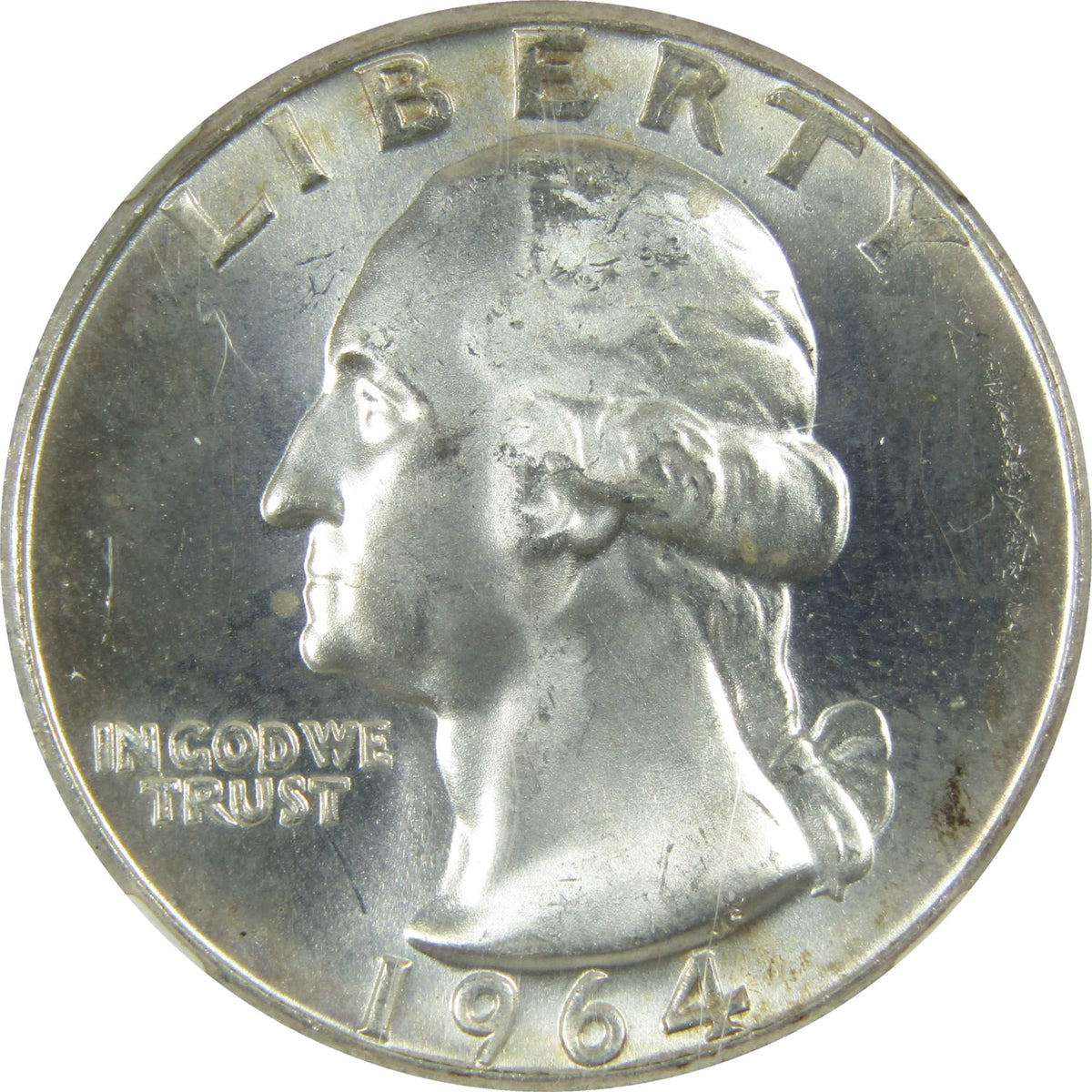 1964 D Washington Silver Quarter MS 66 NGC 25c Coin SKU:I28790