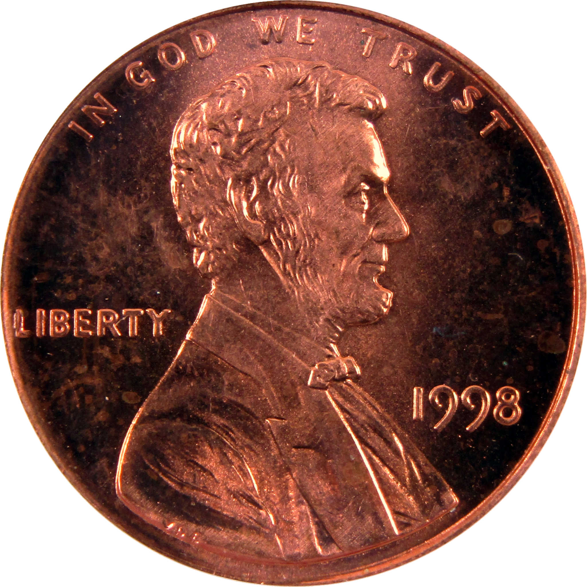 1998 Type 2 Reverse Wide AM Lincoln Cent MS 66 RD ICG SKU:CPC5632